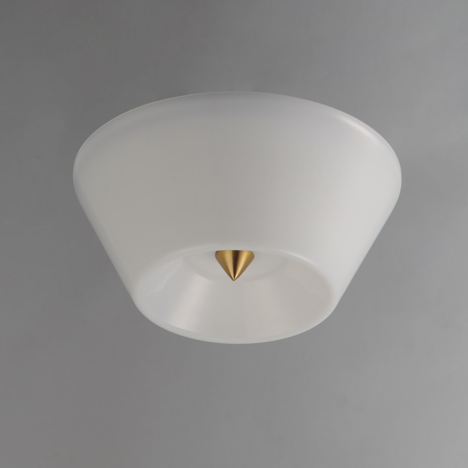 Tack LED Flush Mount Natural Aged Brass by Maxim Lighting