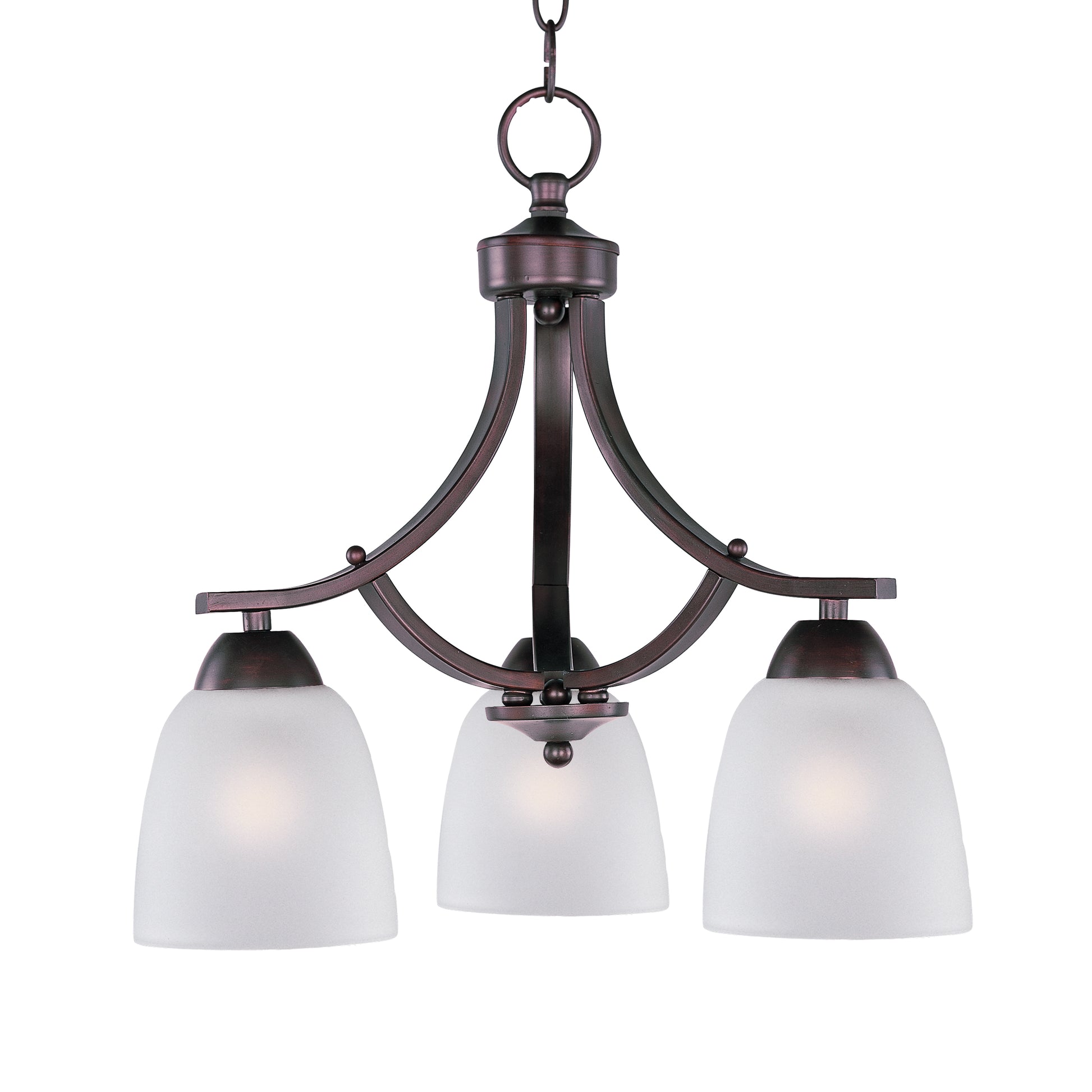 Axis 3-Light Chandelier Oil Rubbed Bronze by Maxim Lighting