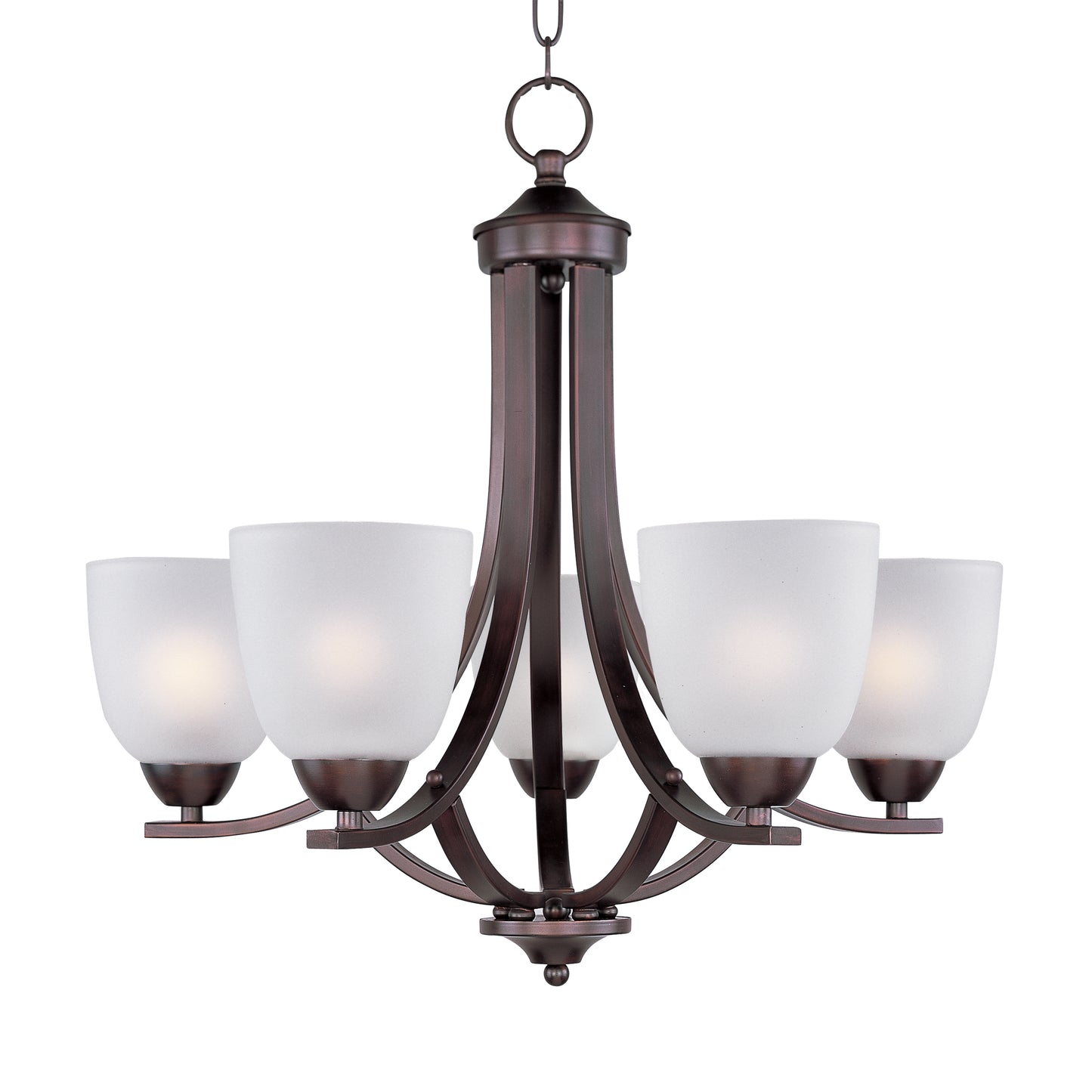 Axis 5-Light Chandelier Oil Rubbed Bronze by Maxim Lighting