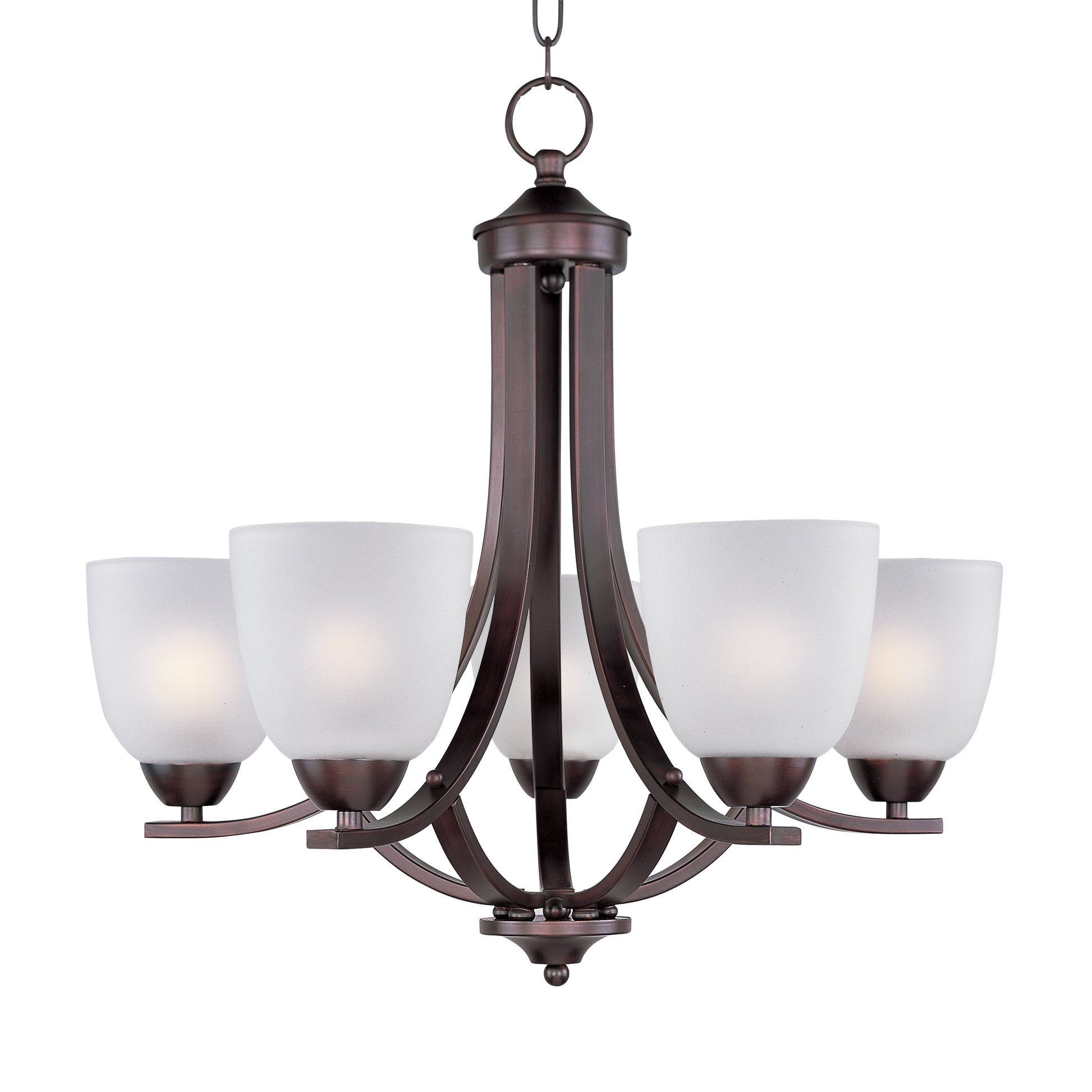 Axis 5-Light Chandelier Oil Rubbed Bronze by Maxim Lighting