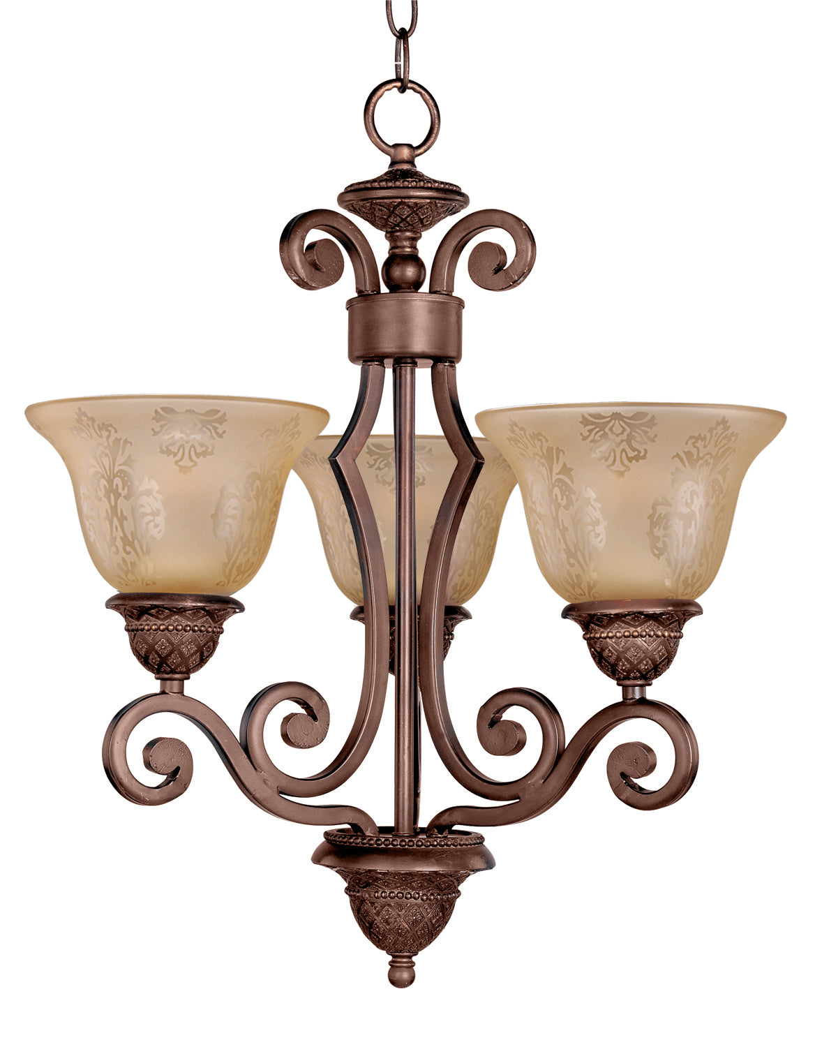 Symphony 3-Light Chandelier Oil Rubbed Bronze by Maxim Lighting