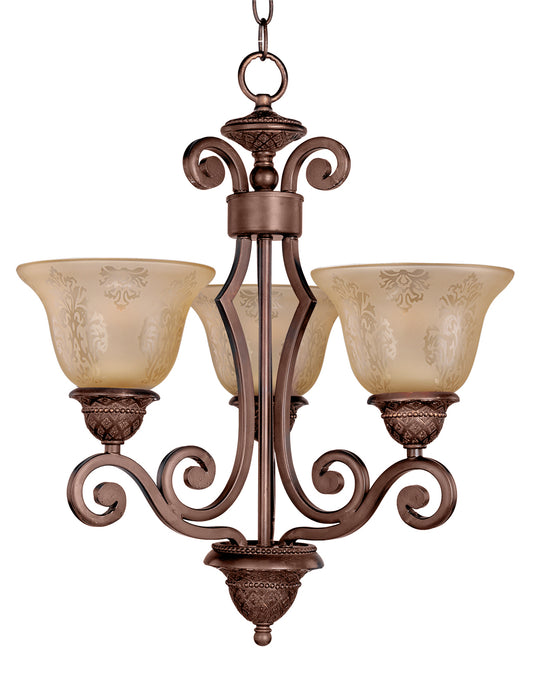 Symphony 3-Light Chandelier Oil Rubbed Bronze by Maxim Lighting