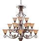 Symphony 15-Light Chandelier Oil Rubbed Bronze by Maxim Lighting