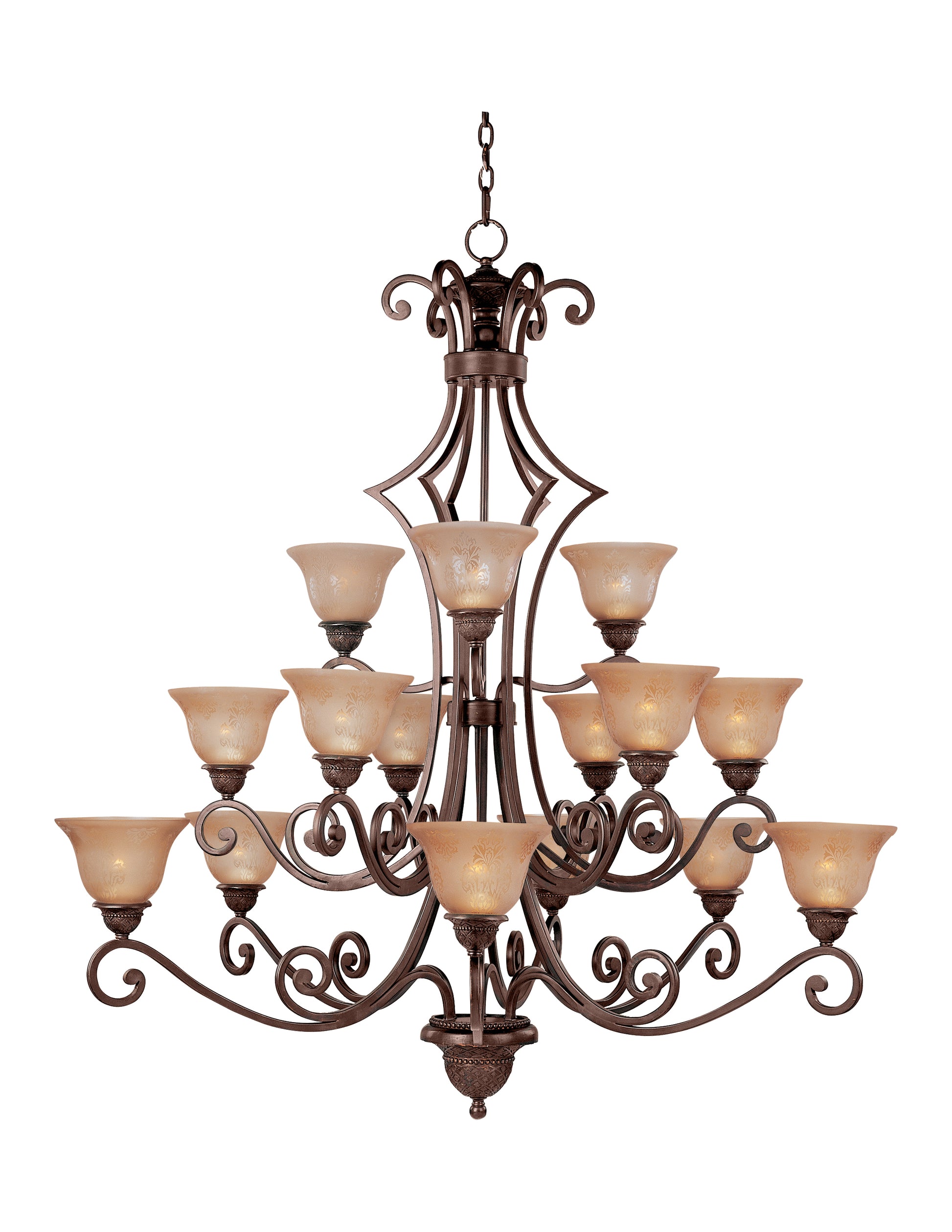 Symphony 15-Light Chandelier Oil Rubbed Bronze by Maxim Lighting
