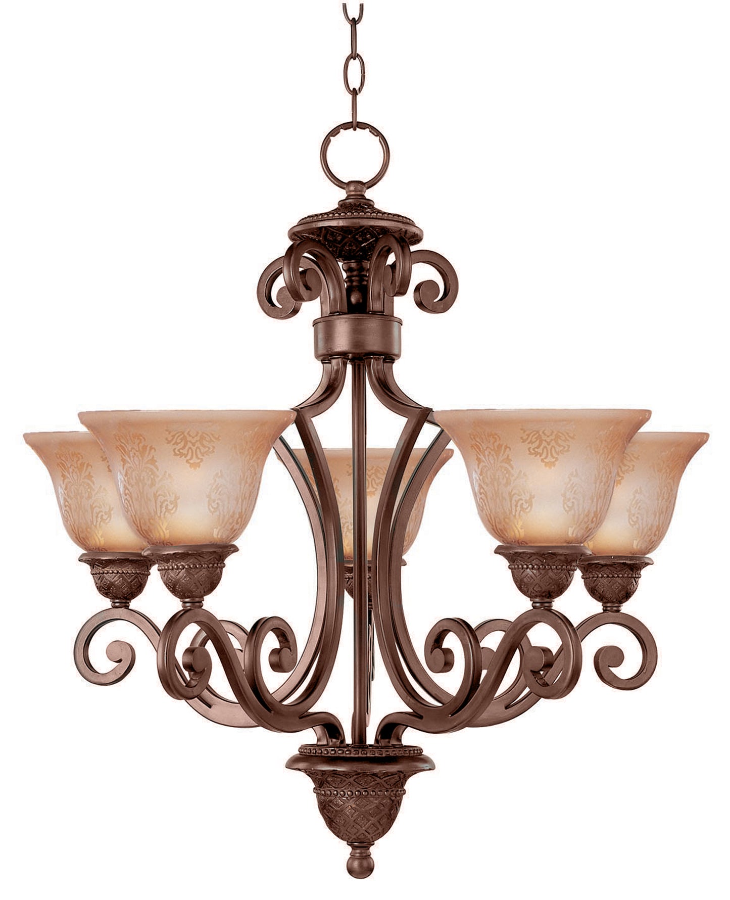 Symphony 5-Light Chandelier Oil Rubbed Bronze by Maxim Lighting