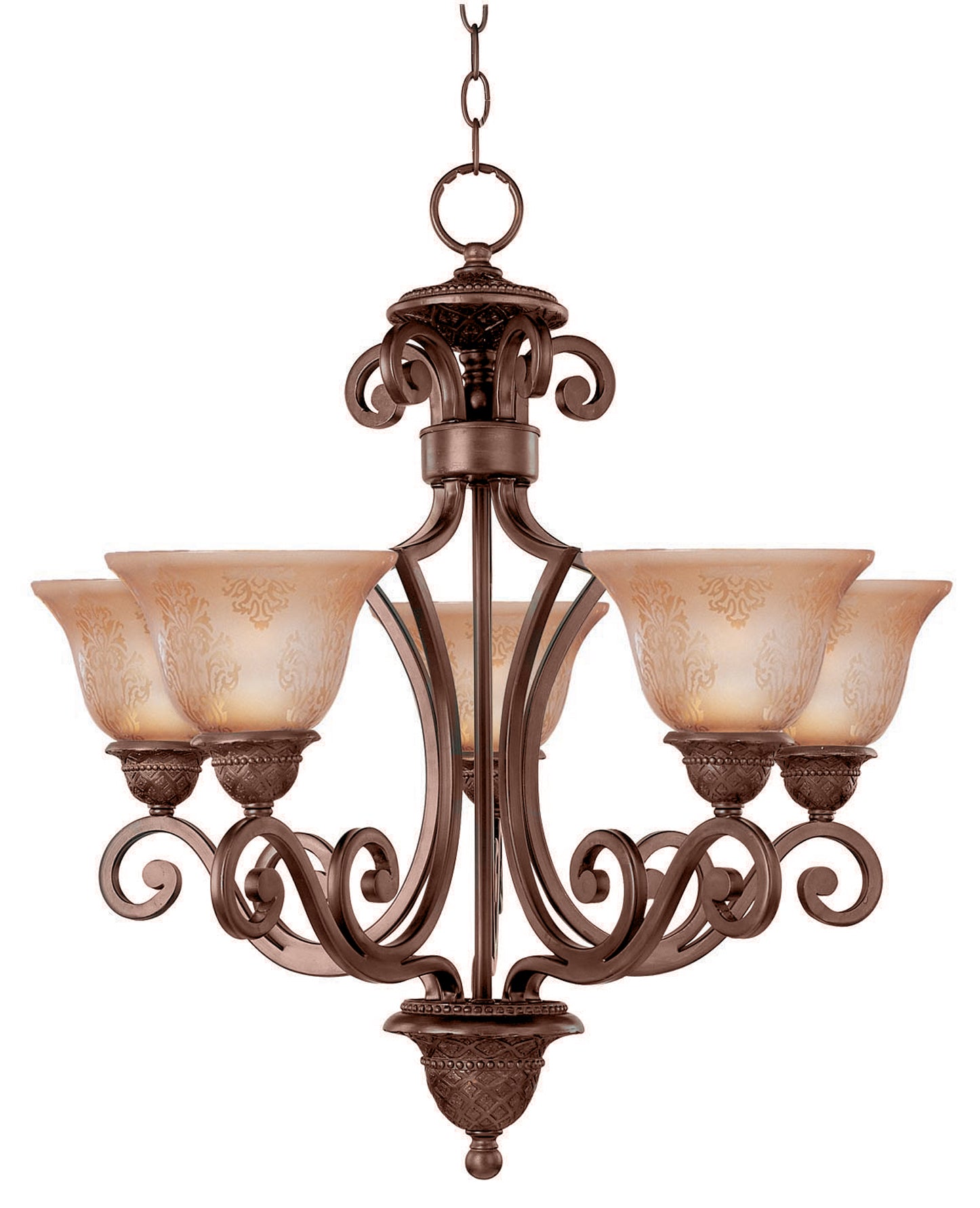 Symphony 5-Light Chandelier Oil Rubbed Bronze by Maxim Lighting