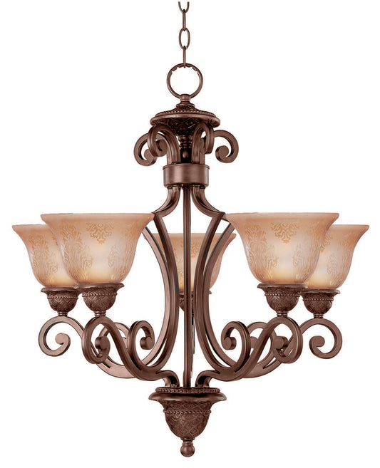 Symphony 5-Light Chandelier Oil Rubbed Bronze by Maxim Lighting