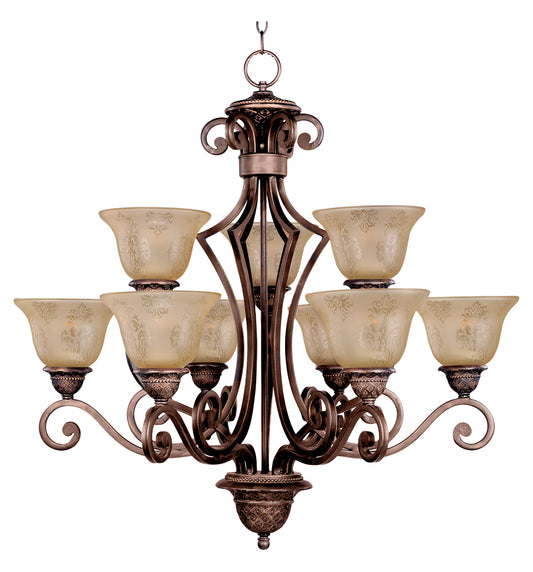 Symphony 9-Light Chandelier Oil Rubbed Bronze by Maxim Lighting