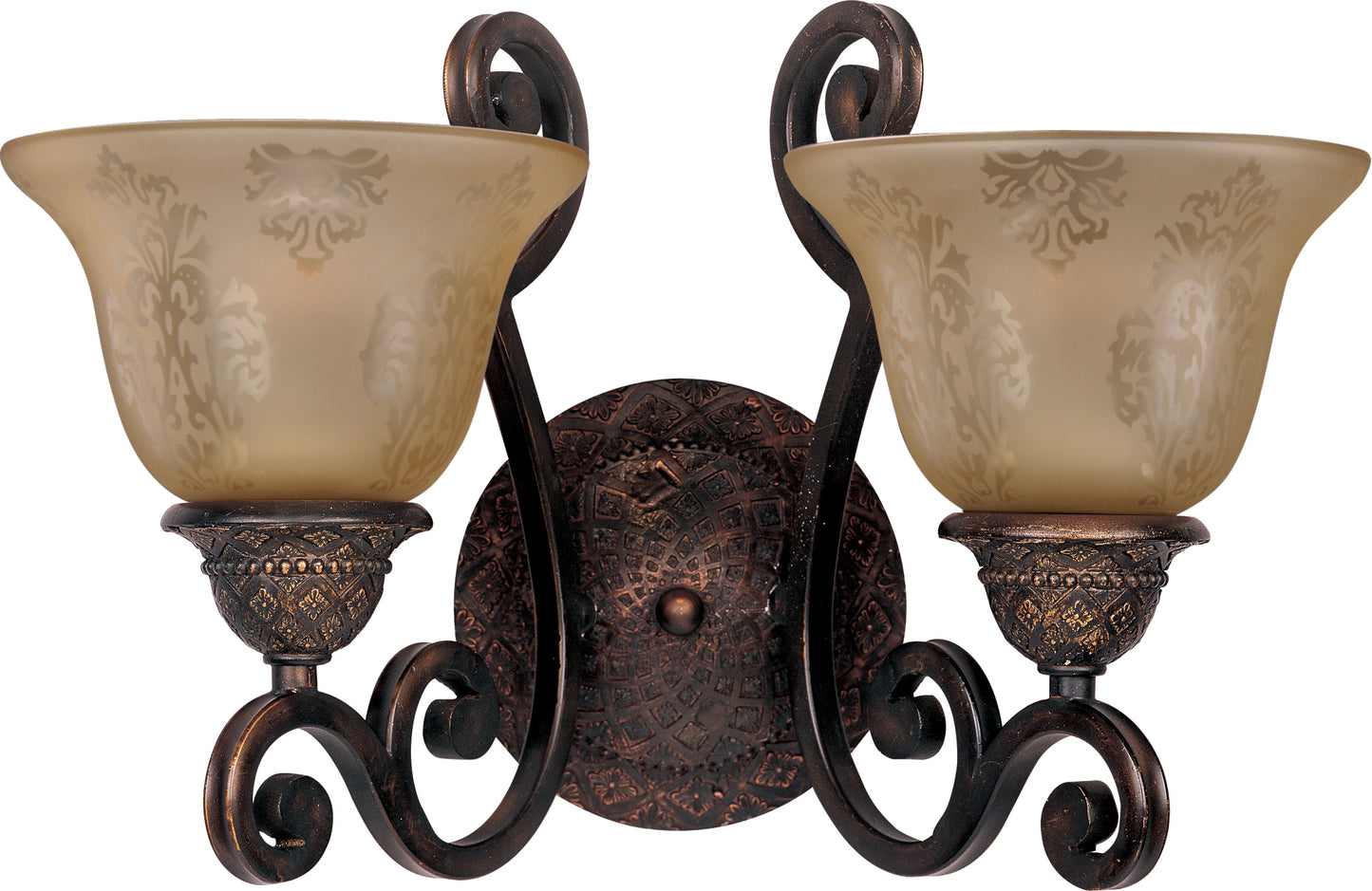Symphony 2-Light Wall Sconce Oil Rubbed Bronze by Maxim Lighting