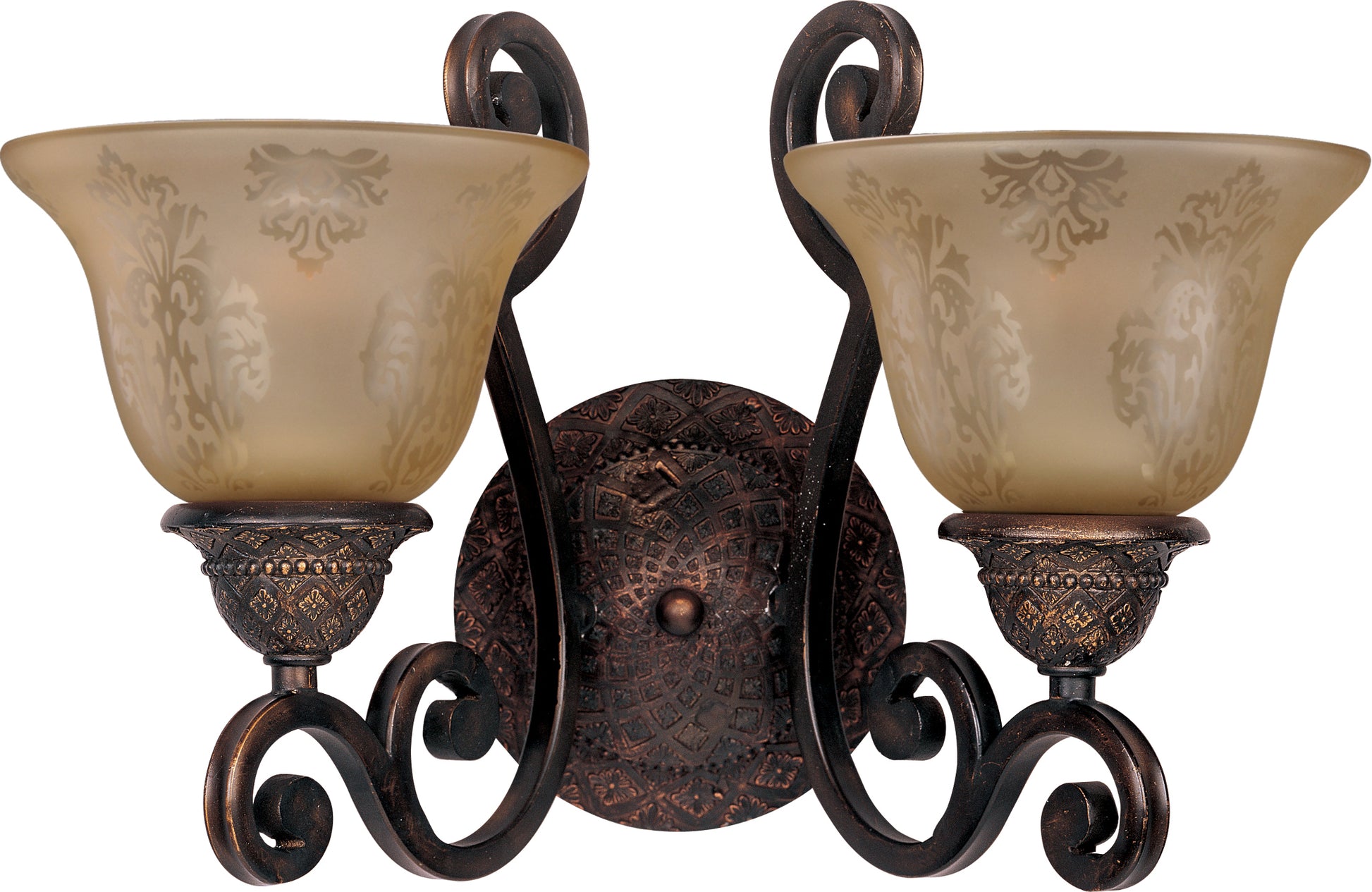 Symphony 2-Light Wall Sconce Oil Rubbed Bronze by Maxim Lighting