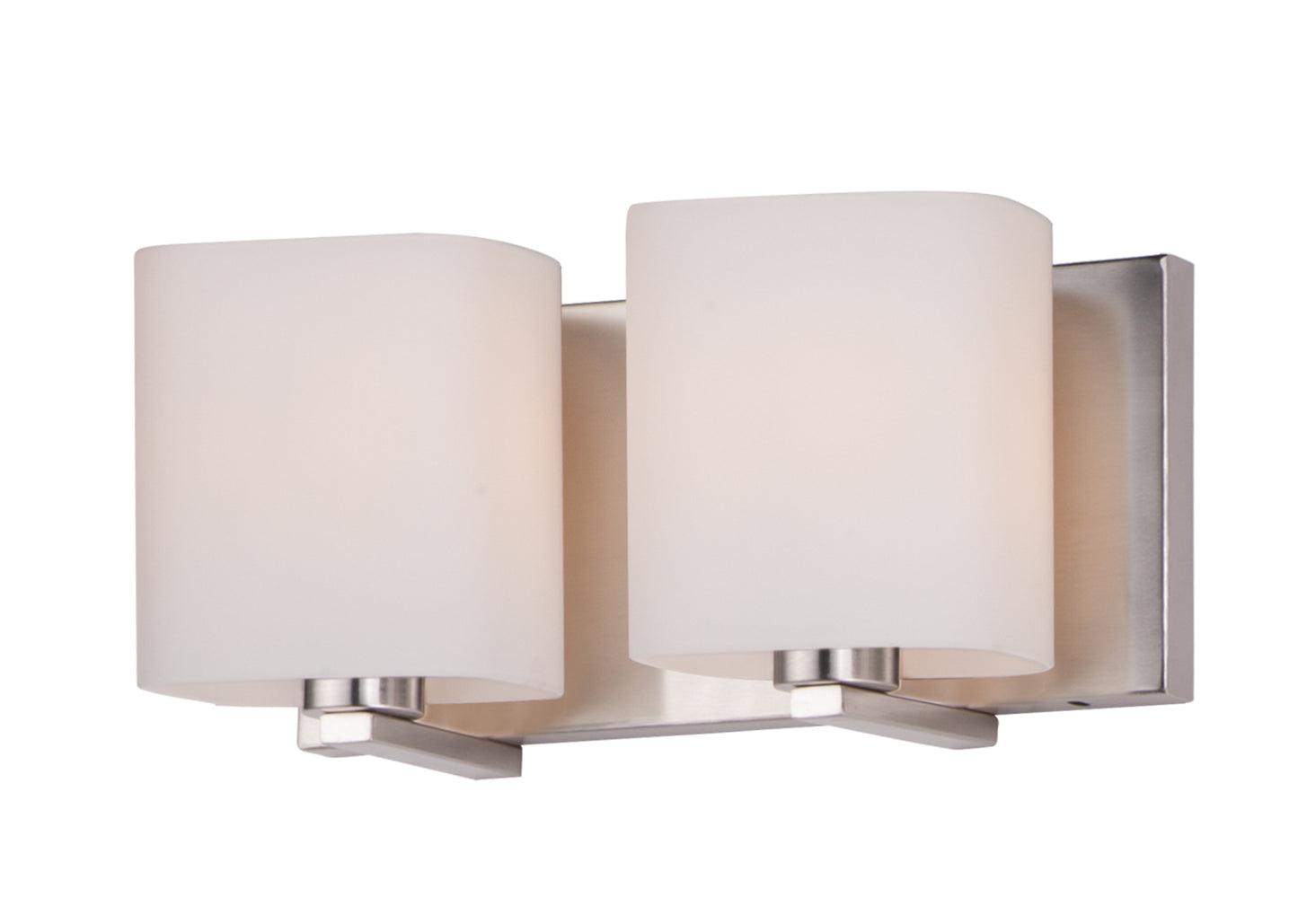 Wrap 2-Light Bath Vanity Satin Nickel by Maxim Lighting