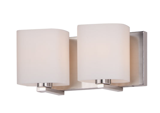 Wrap 2-Light Bath Vanity Satin Nickel by Maxim Lighting