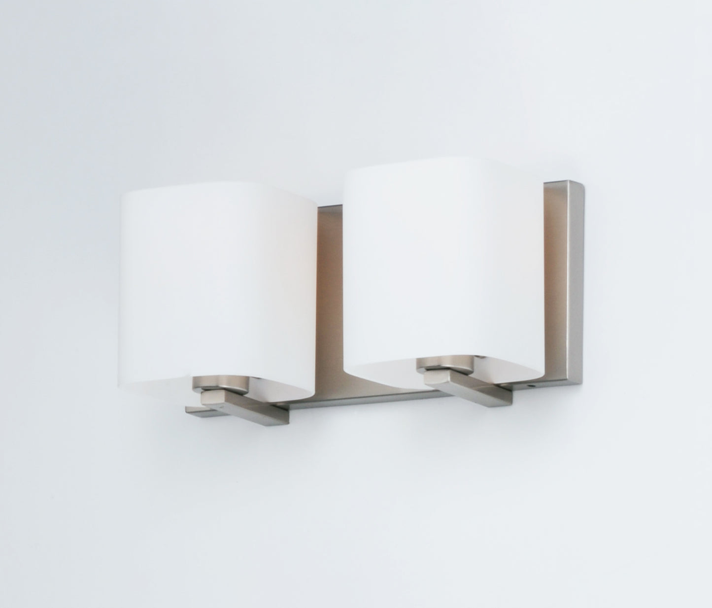 Wrap 2-Light Bath Vanity Satin Nickel by Maxim Lighting