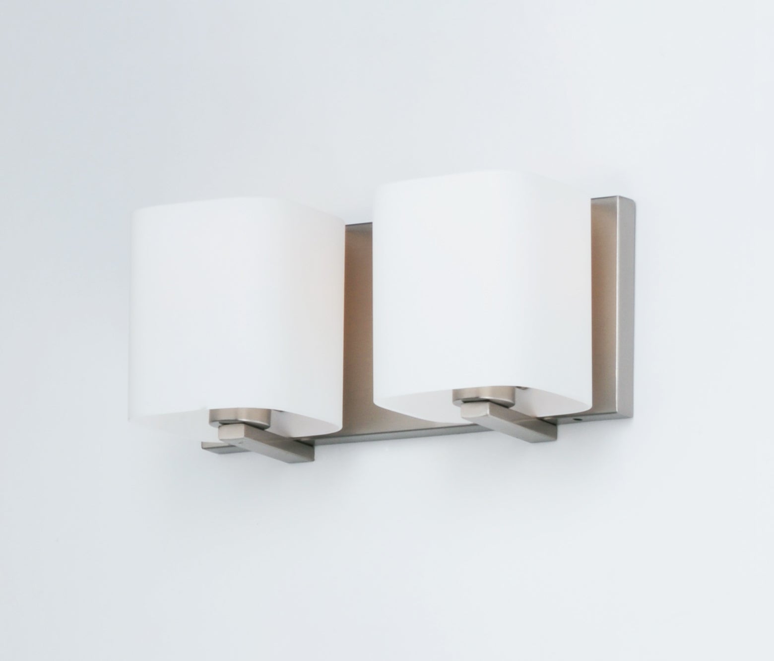 Wrap 2-Light Bath Vanity Satin Nickel by Maxim Lighting
