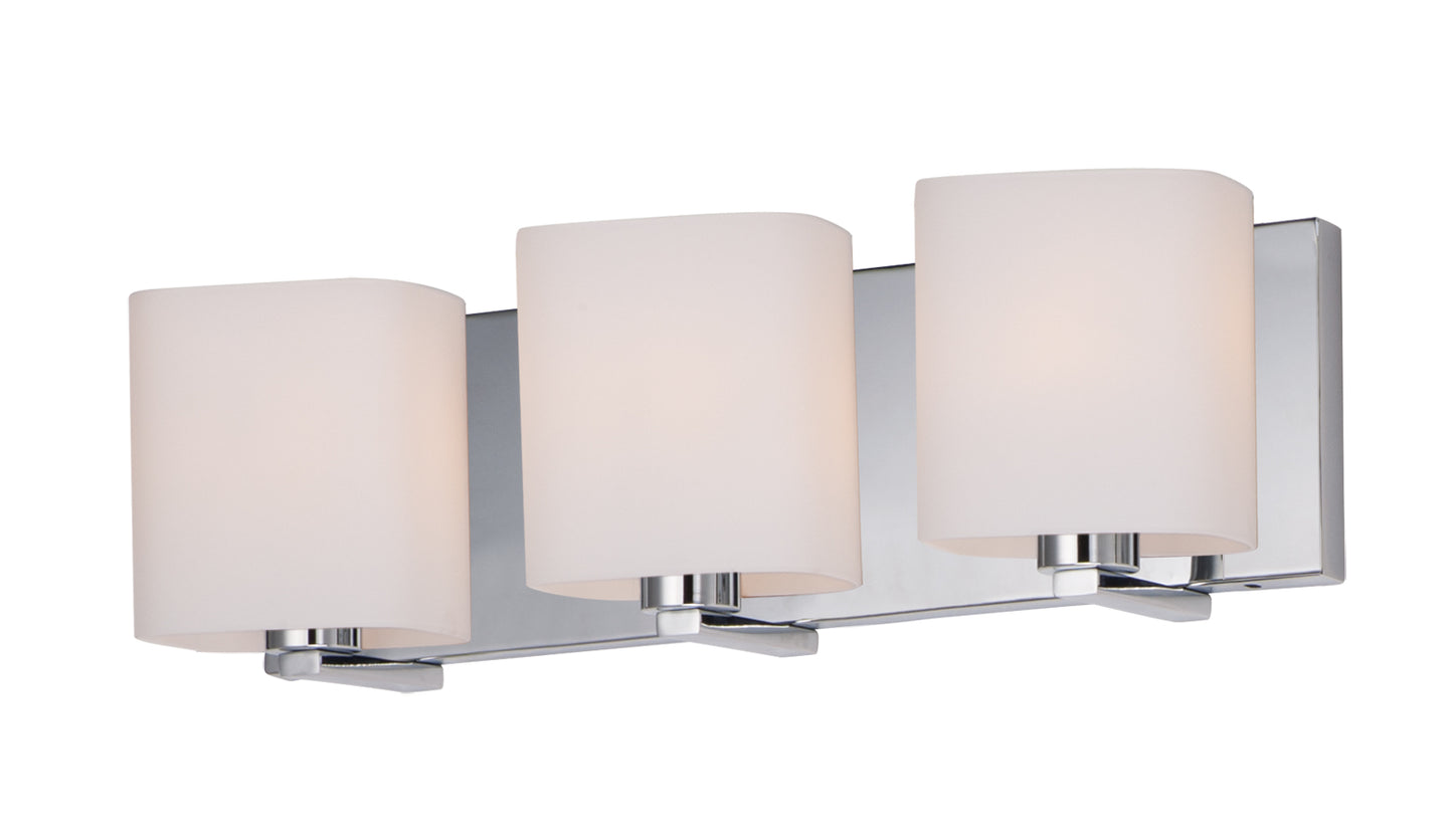Wrap 3-Light Bath Vanity Polished Chrome by Maxim Lighting