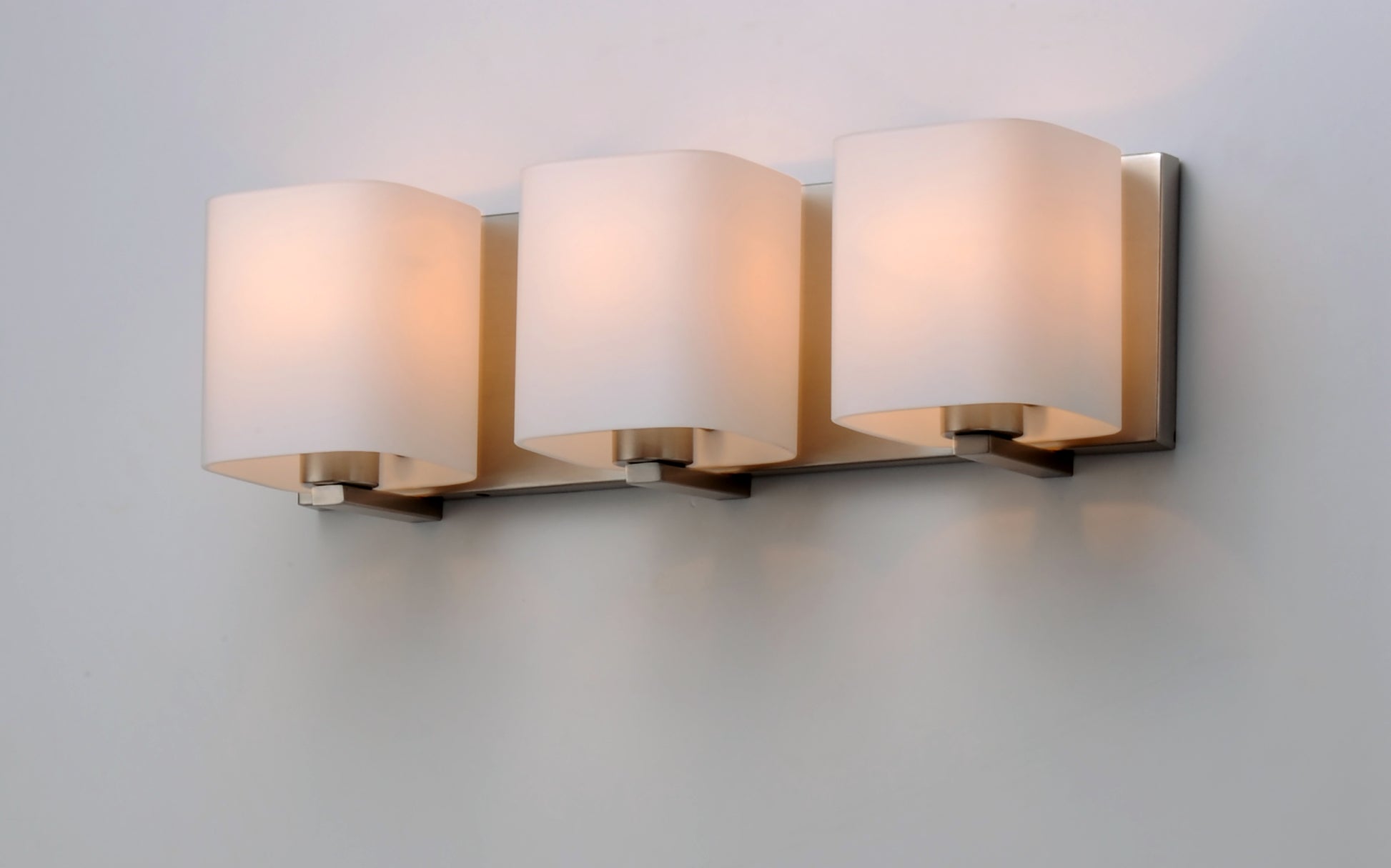 Wrap 3-Light Bath Vanity Satin Nickel by Maxim Lighting