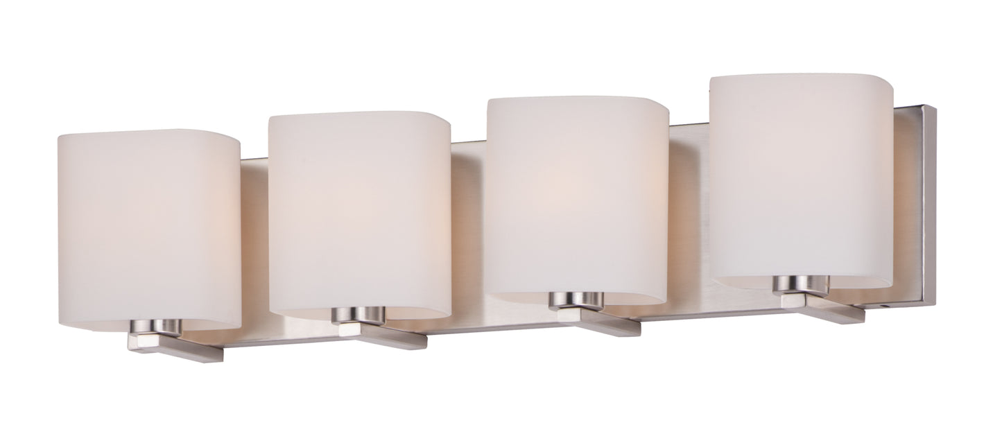 Wrap 4-Light Bath Vanity Satin Nickel by Maxim Lighting