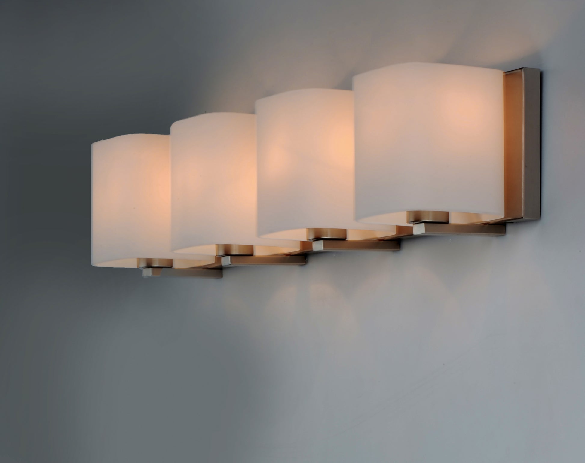 Wrap 4-Light Bath Vanity Satin Nickel by Maxim Lighting