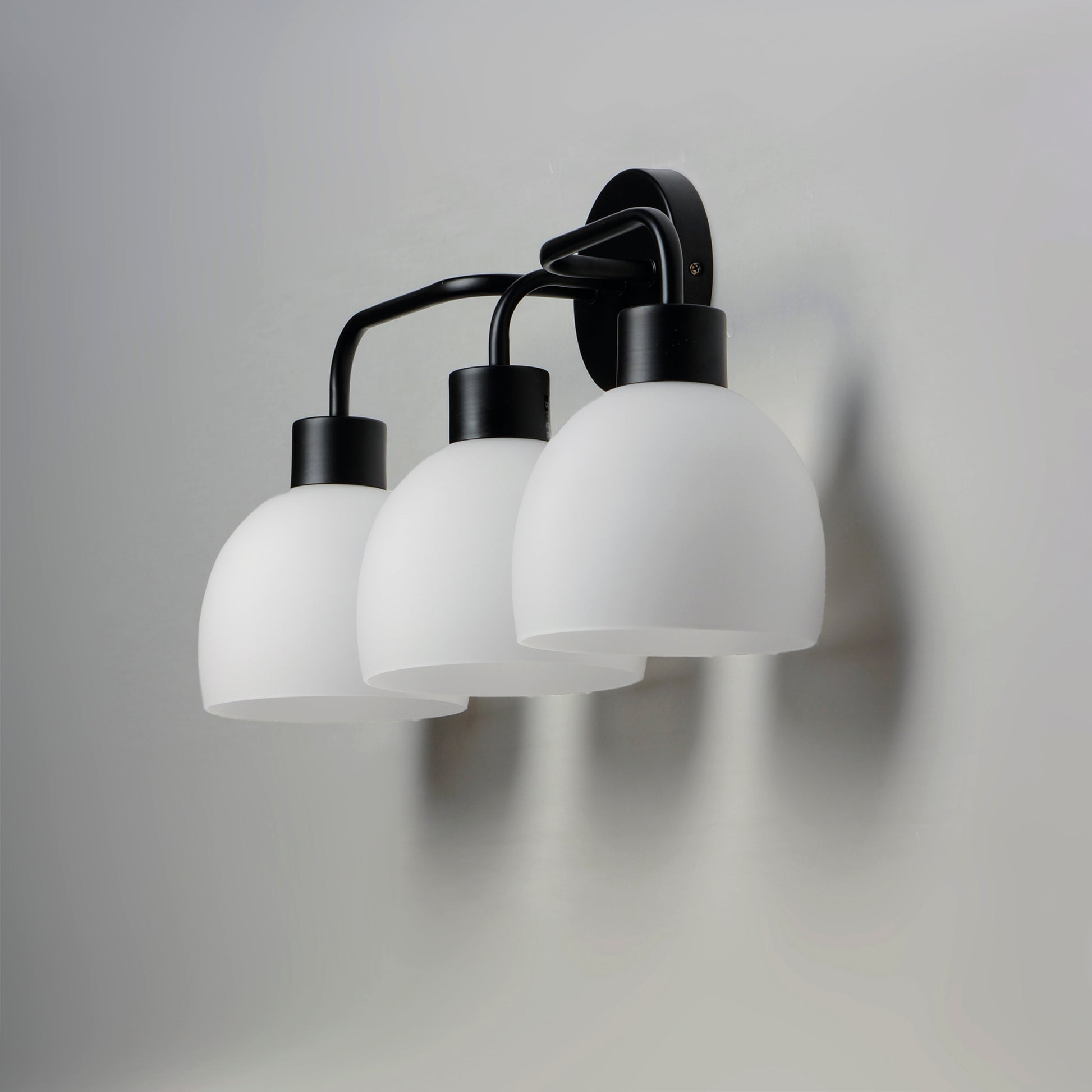 Coraline 3-Light Bath Vanity Black by Maxim Lighting