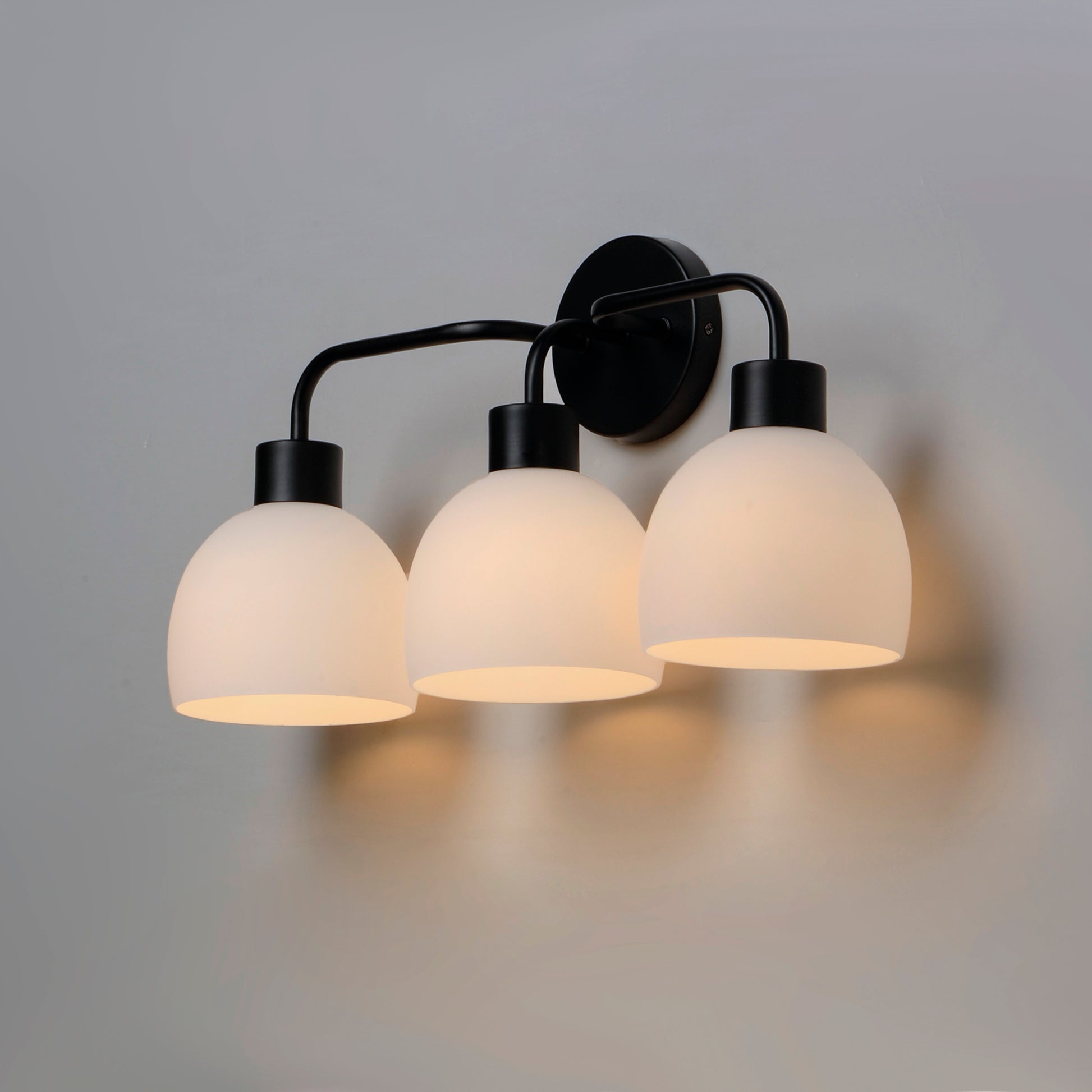 Coraline 3-Light Bath Vanity Black by Maxim Lighting
