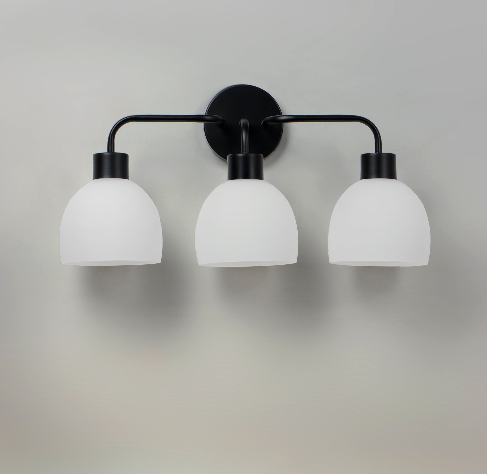 Coraline 3-Light Bath Vanity Black by Maxim Lighting