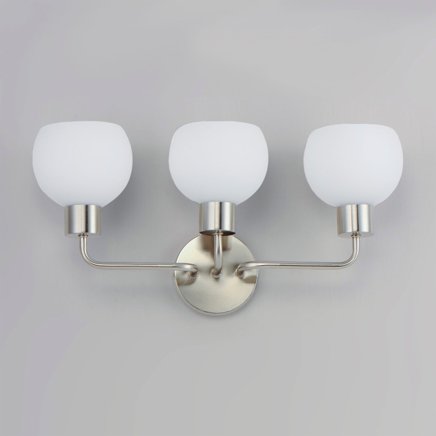 Coraline 3-Light Bath Vanity Satin Nickel by Maxim Lighting