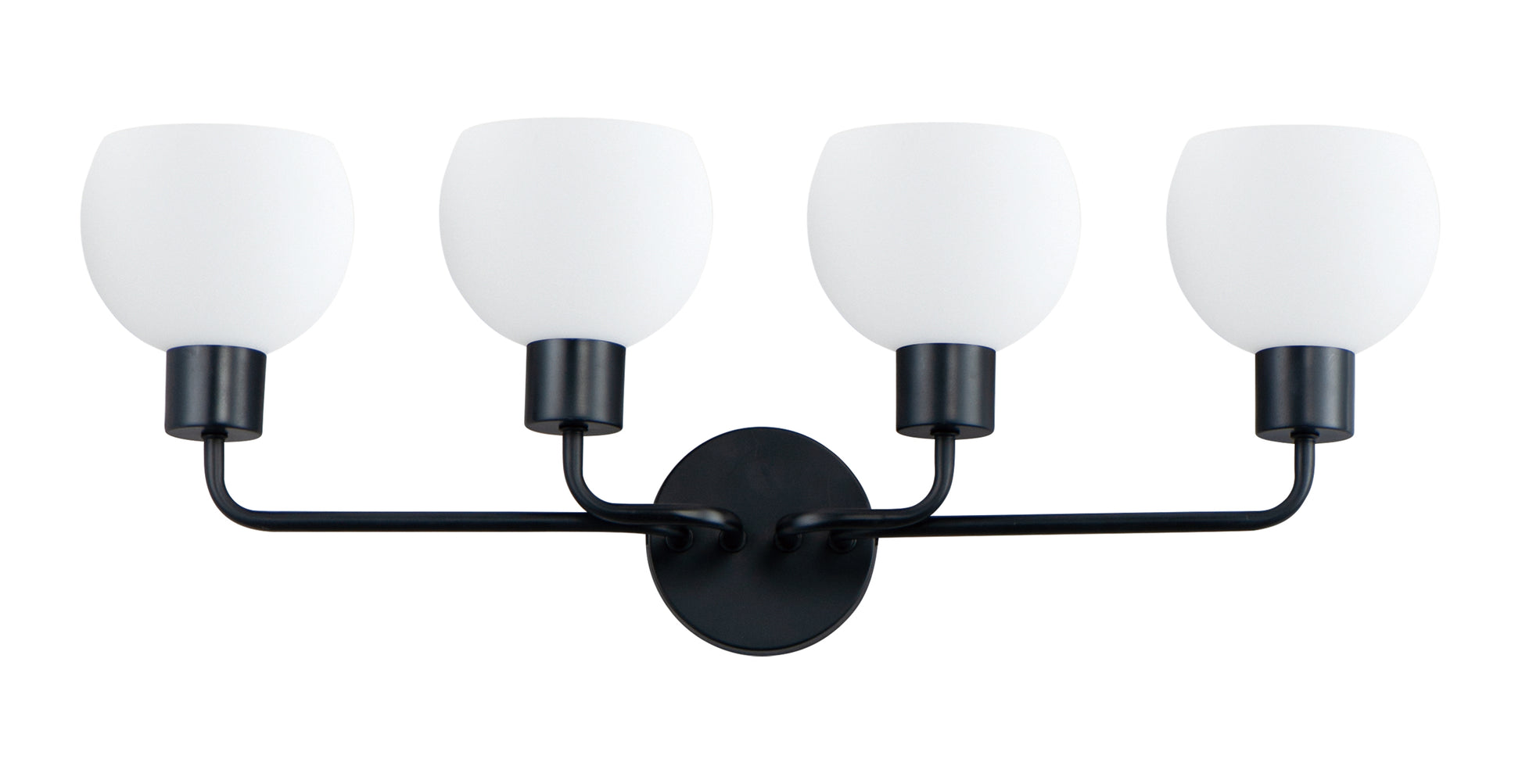 Coraline 4-Light Bath Vanity Black by Maxim Lighting