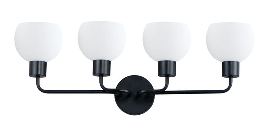 Coraline 4-Light Bath Vanity Black by Maxim Lighting