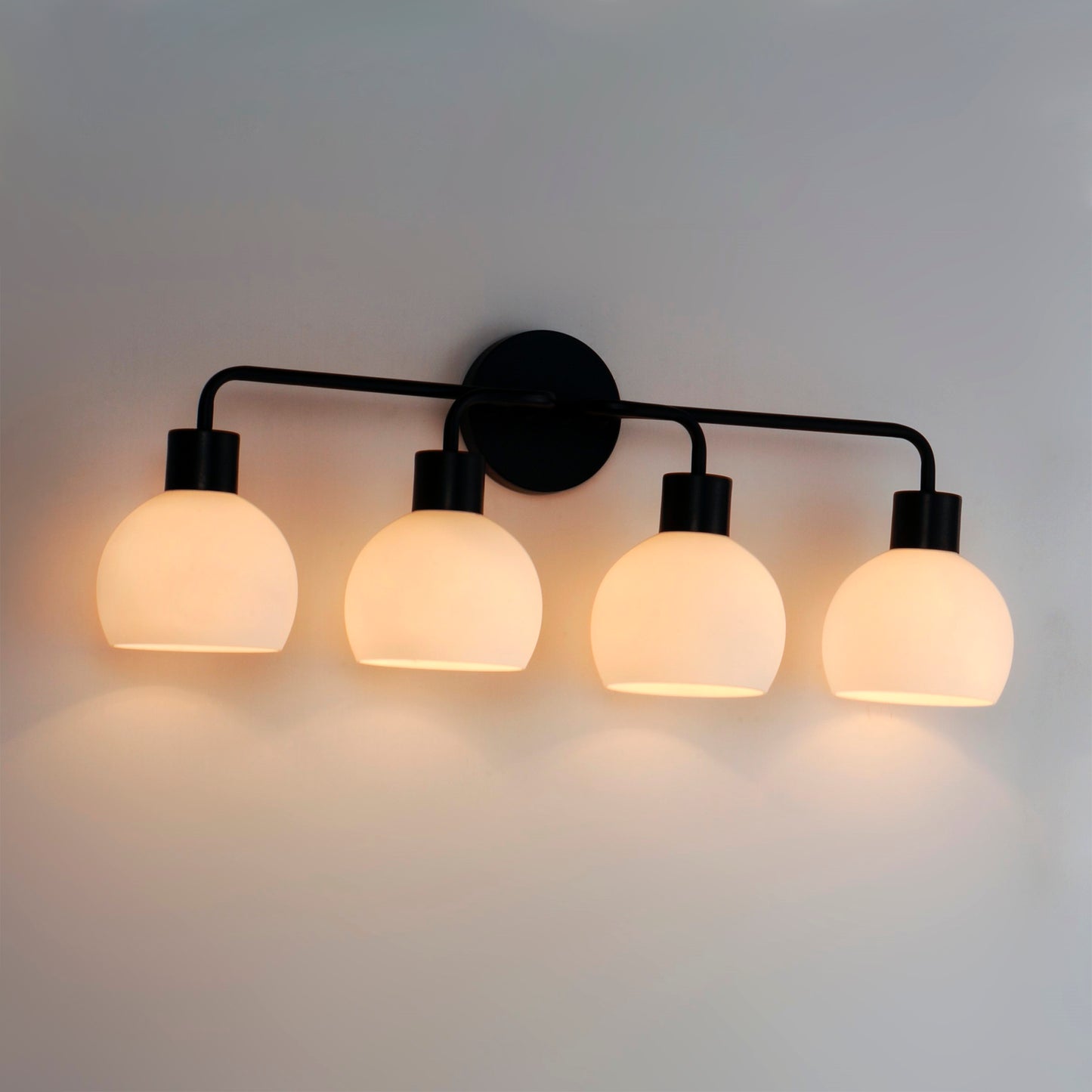 Coraline 4-Light Bath Vanity Black by Maxim Lighting