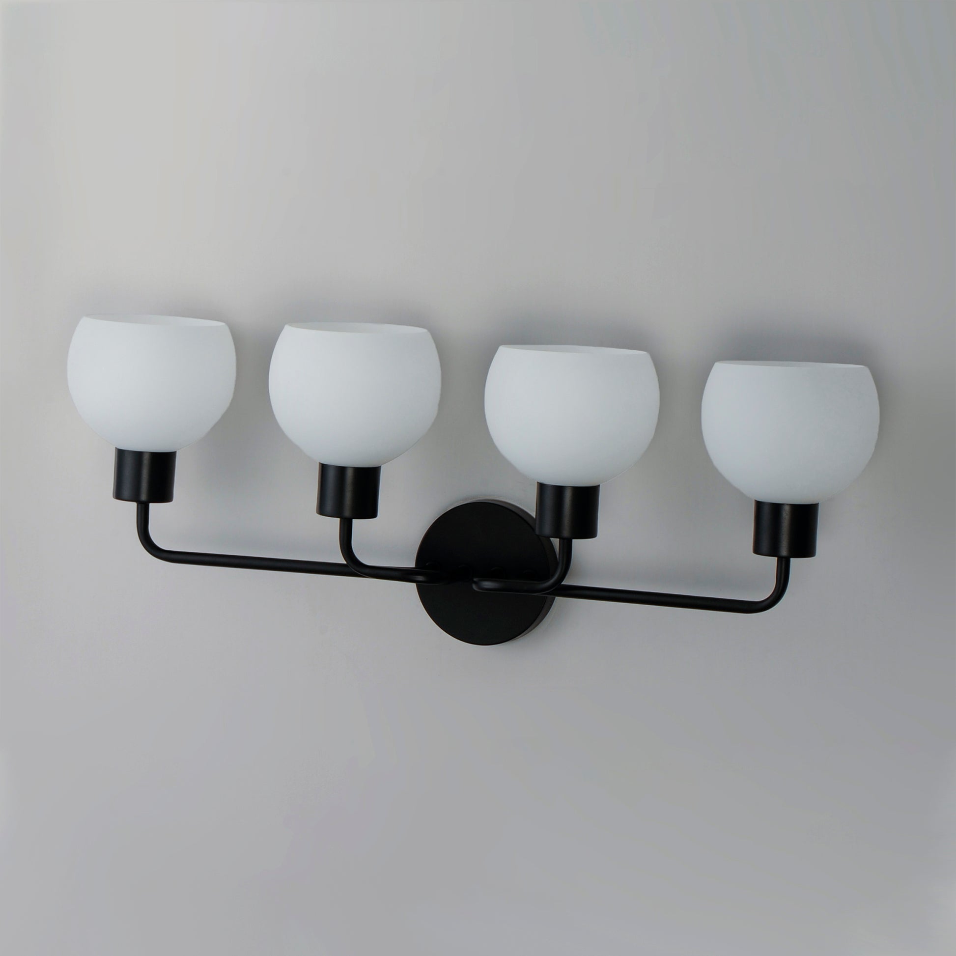 Coraline 4-Light Bath Vanity Black by Maxim Lighting