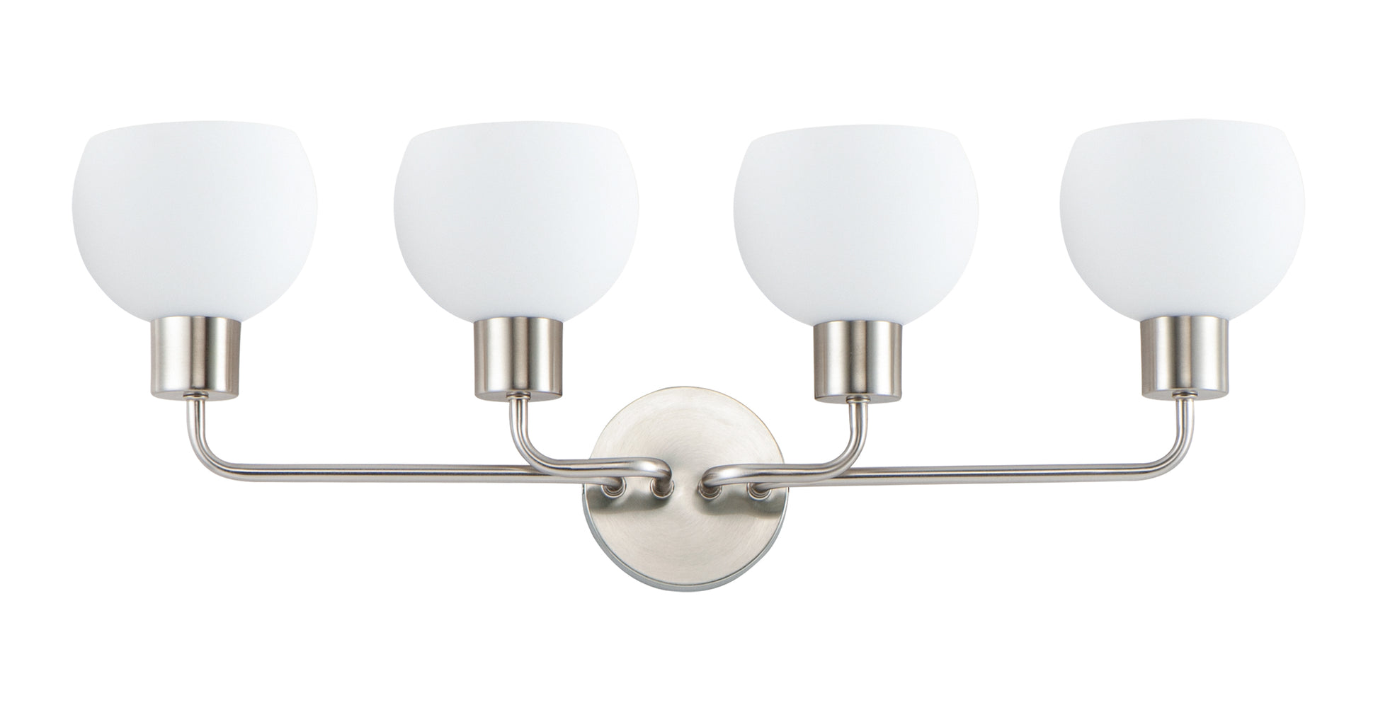Coraline 4-Light Bath Vanity Satin Nickel by Maxim Lighting