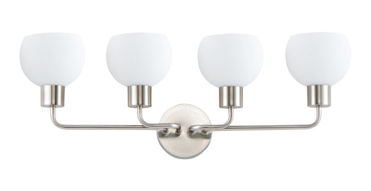 Coraline 4-Light Bath Vanity Satin Nickel by Maxim Lighting