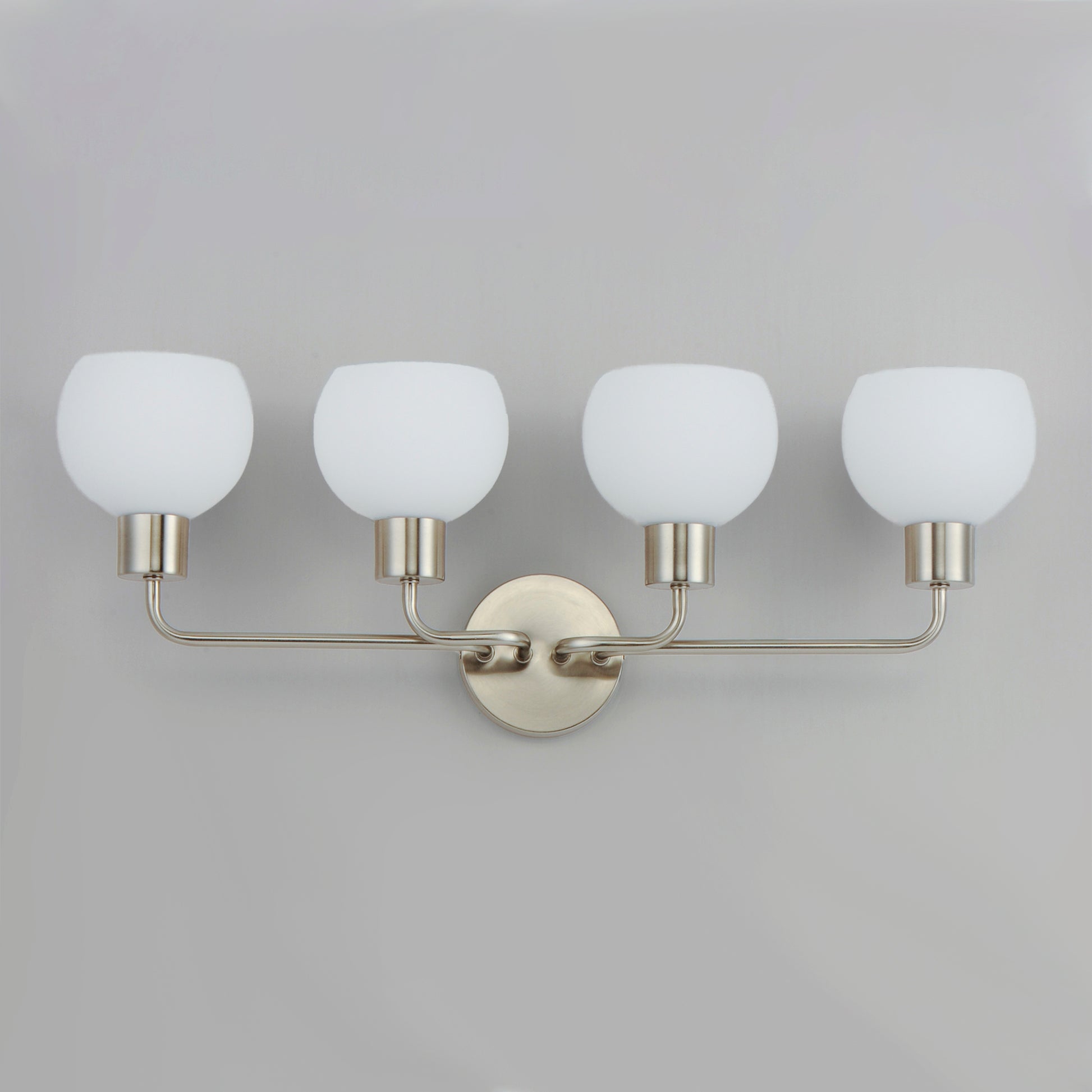 Coraline 4-Light Bath Vanity Satin Nickel by Maxim Lighting