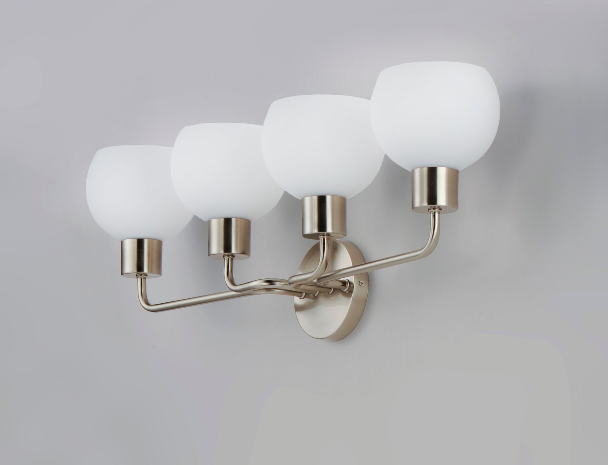 Coraline 4-Light Bath Vanity Satin Nickel by Maxim Lighting