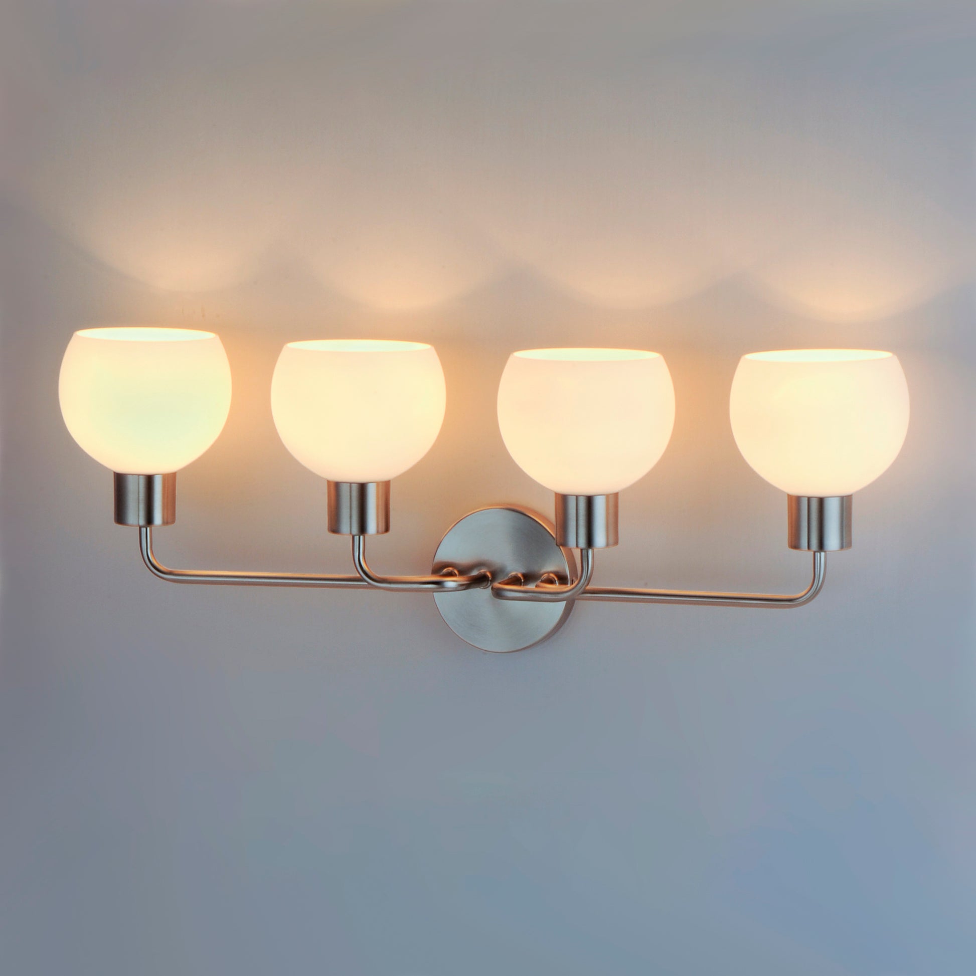 Coraline 4-Light Bath Vanity Satin Nickel by Maxim Lighting