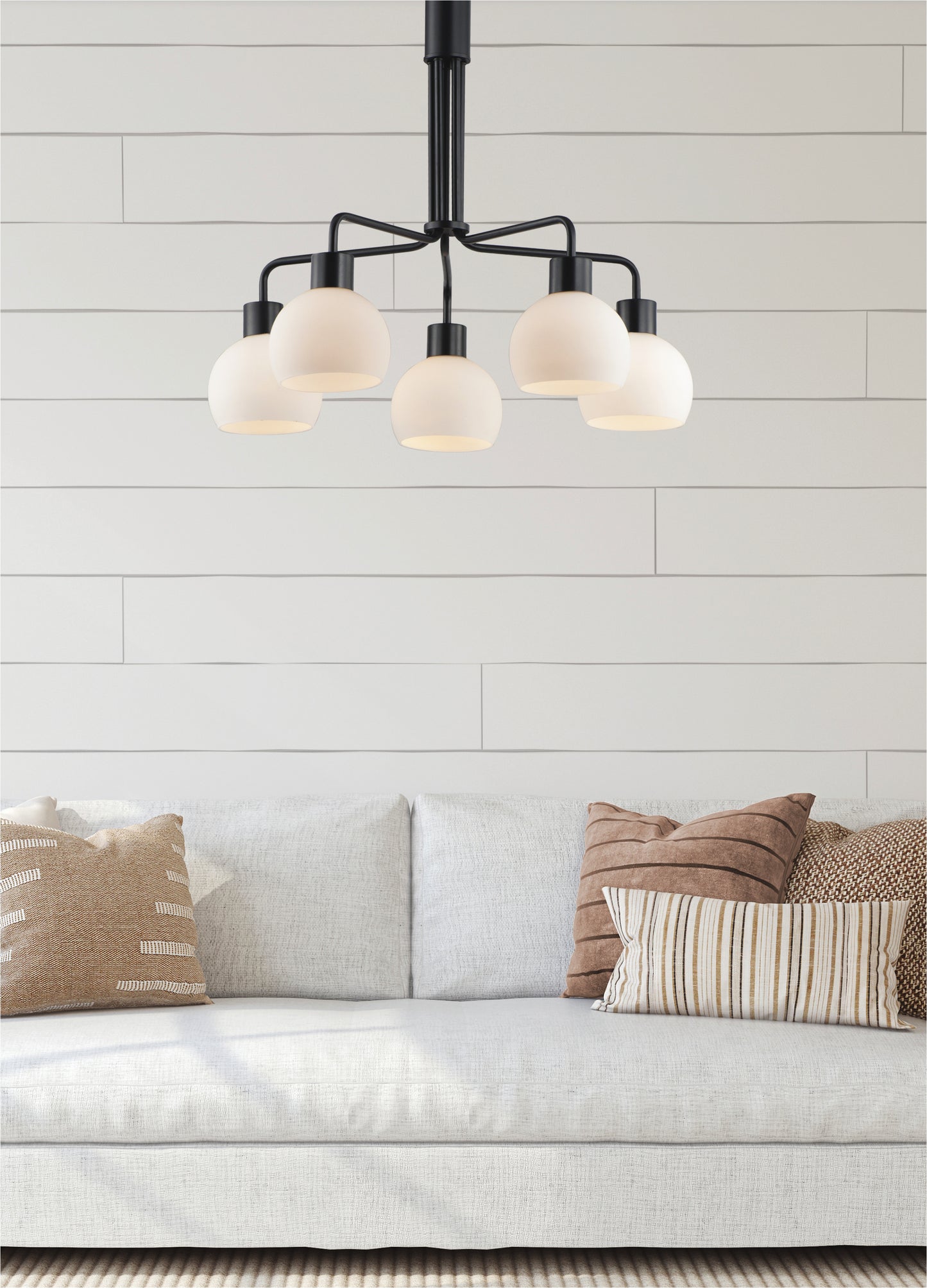 Coraline 5-Light Chandelier Black by Maxim Lighting