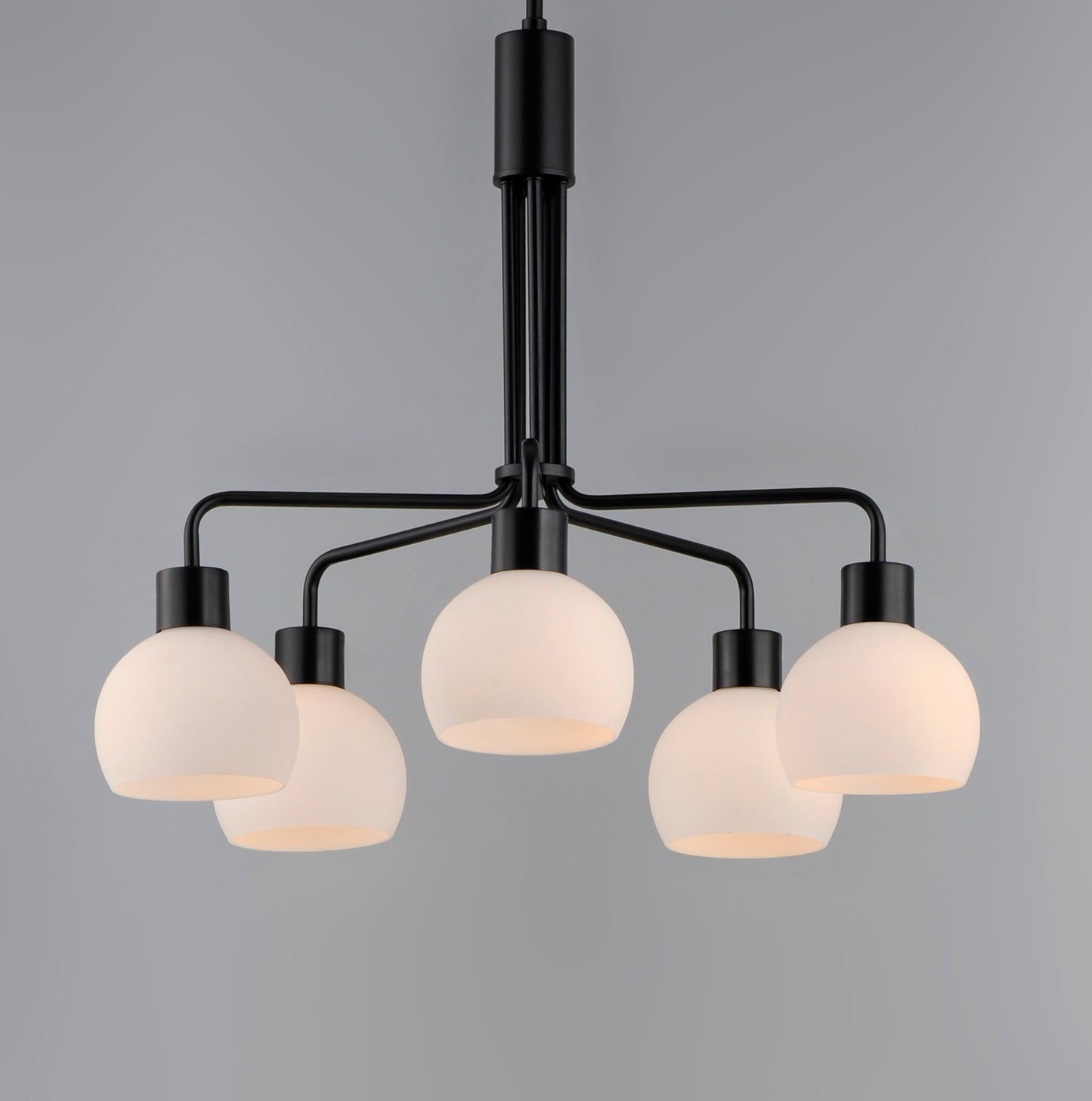 Coraline 5-Light Chandelier Black by Maxim Lighting