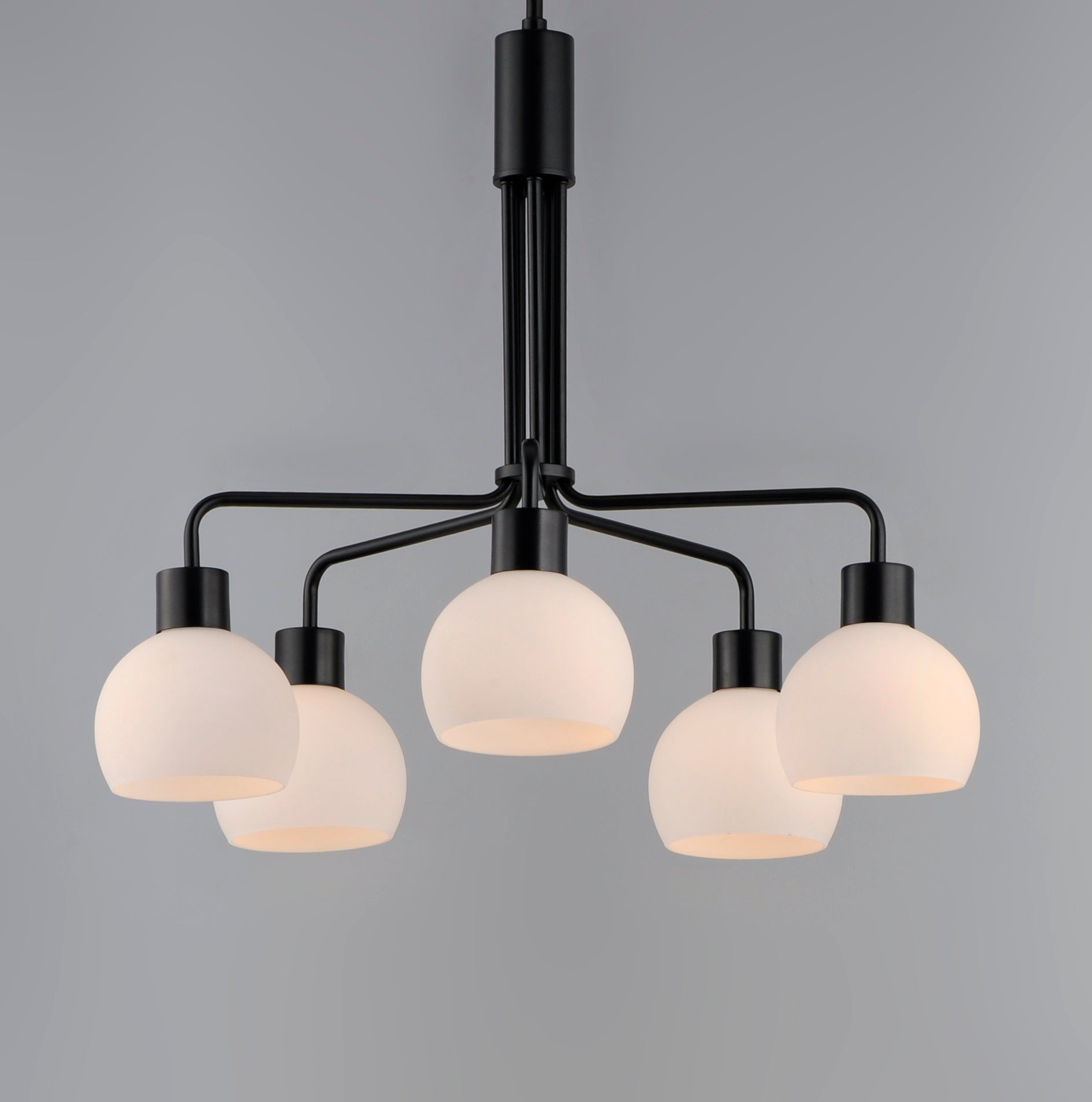 Coraline 5-Light Chandelier Black by Maxim Lighting