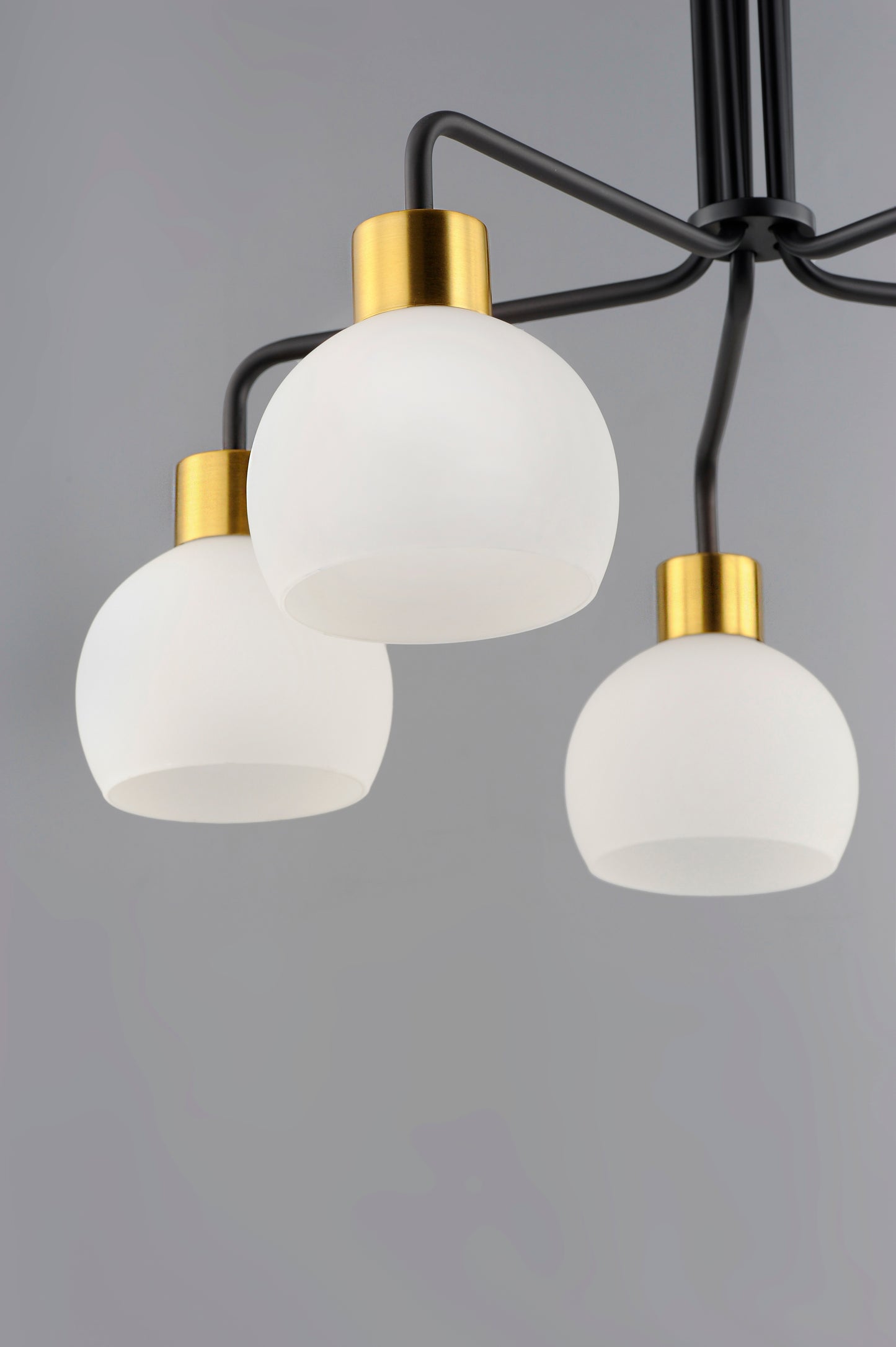 Coraline 5-Light Chandelier Bronze/Satin Brass by Maxim Lighting