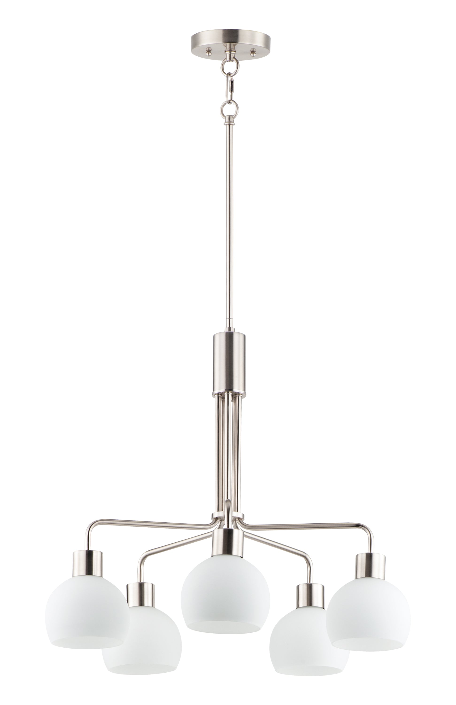 Coraline 5-Light Chandelier Satin Nickel by Maxim Lighting