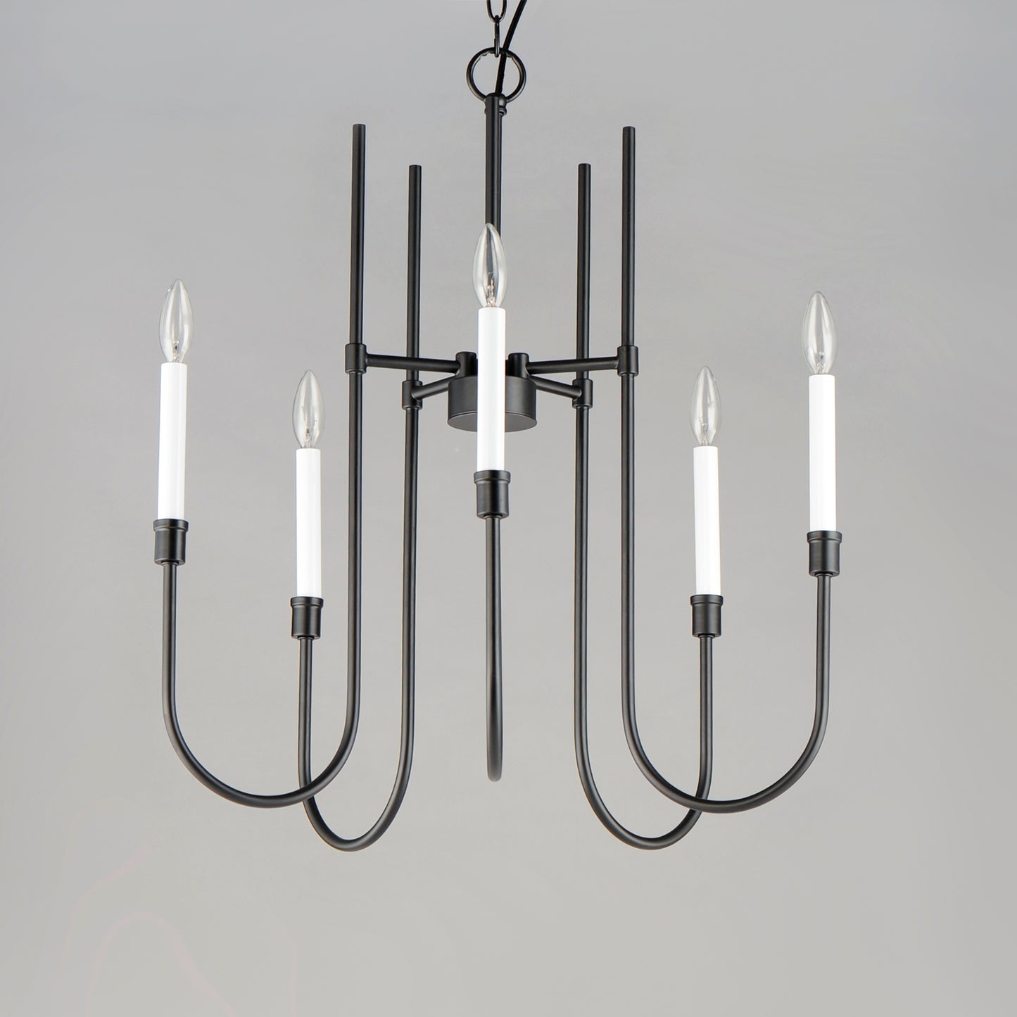 Tux 5-Light Chandelier Black by Maxim Lighting