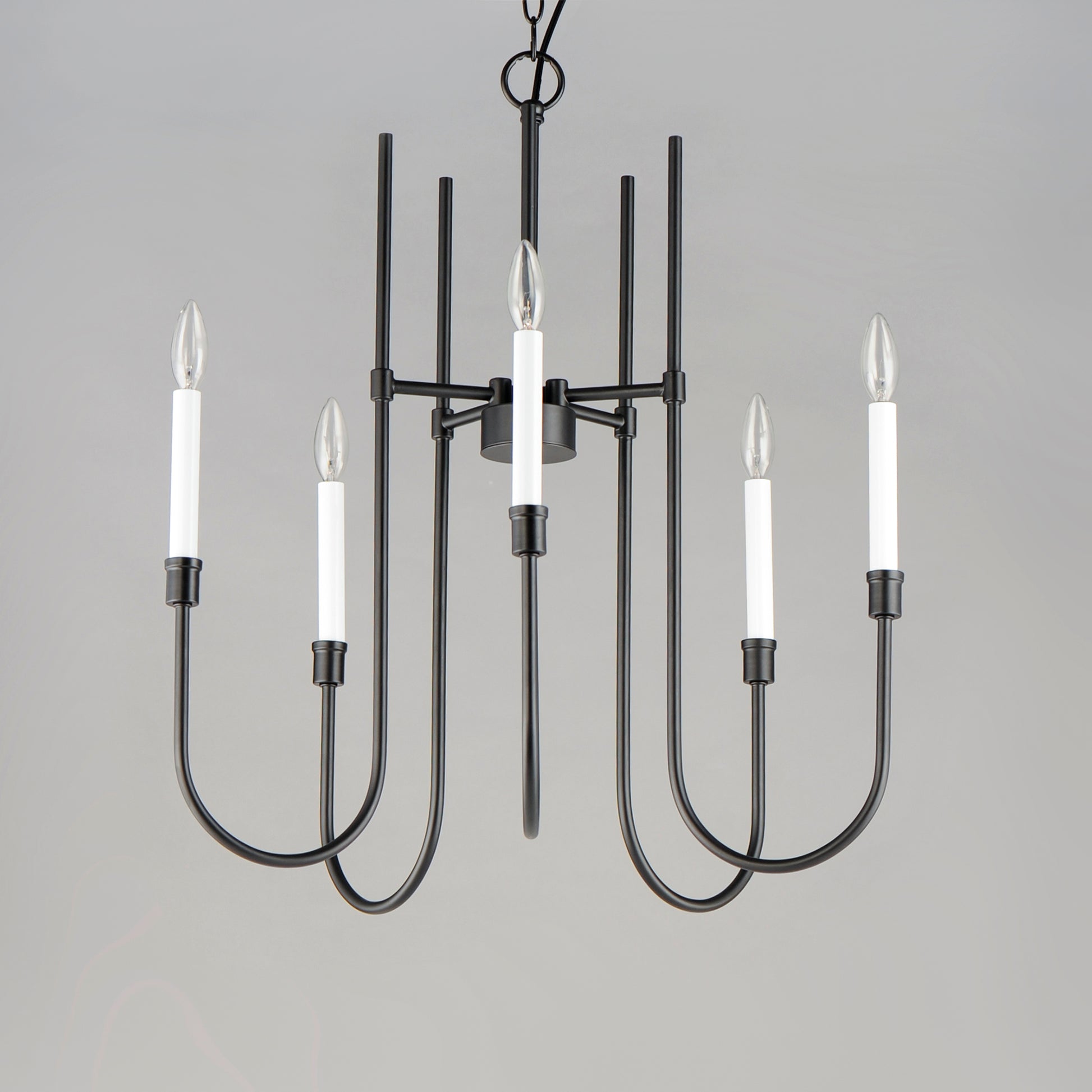 Tux 5-Light Chandelier Black by Maxim Lighting