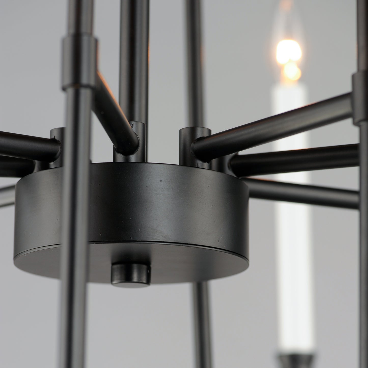 Tux 12-Light Chandelier Black by Maxim Lighting