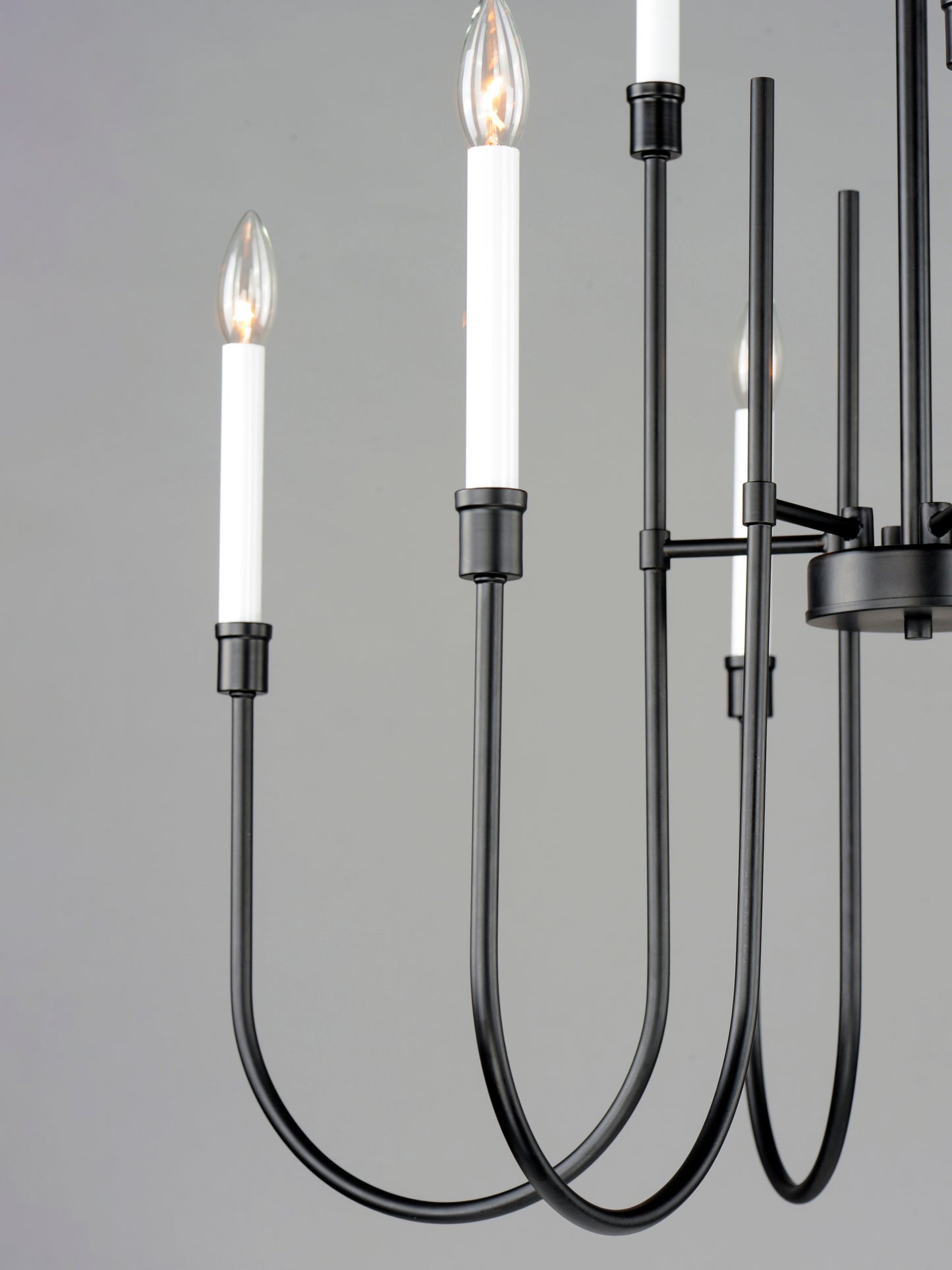 Tux 9-Light Chandelier Black by Maxim Lighting