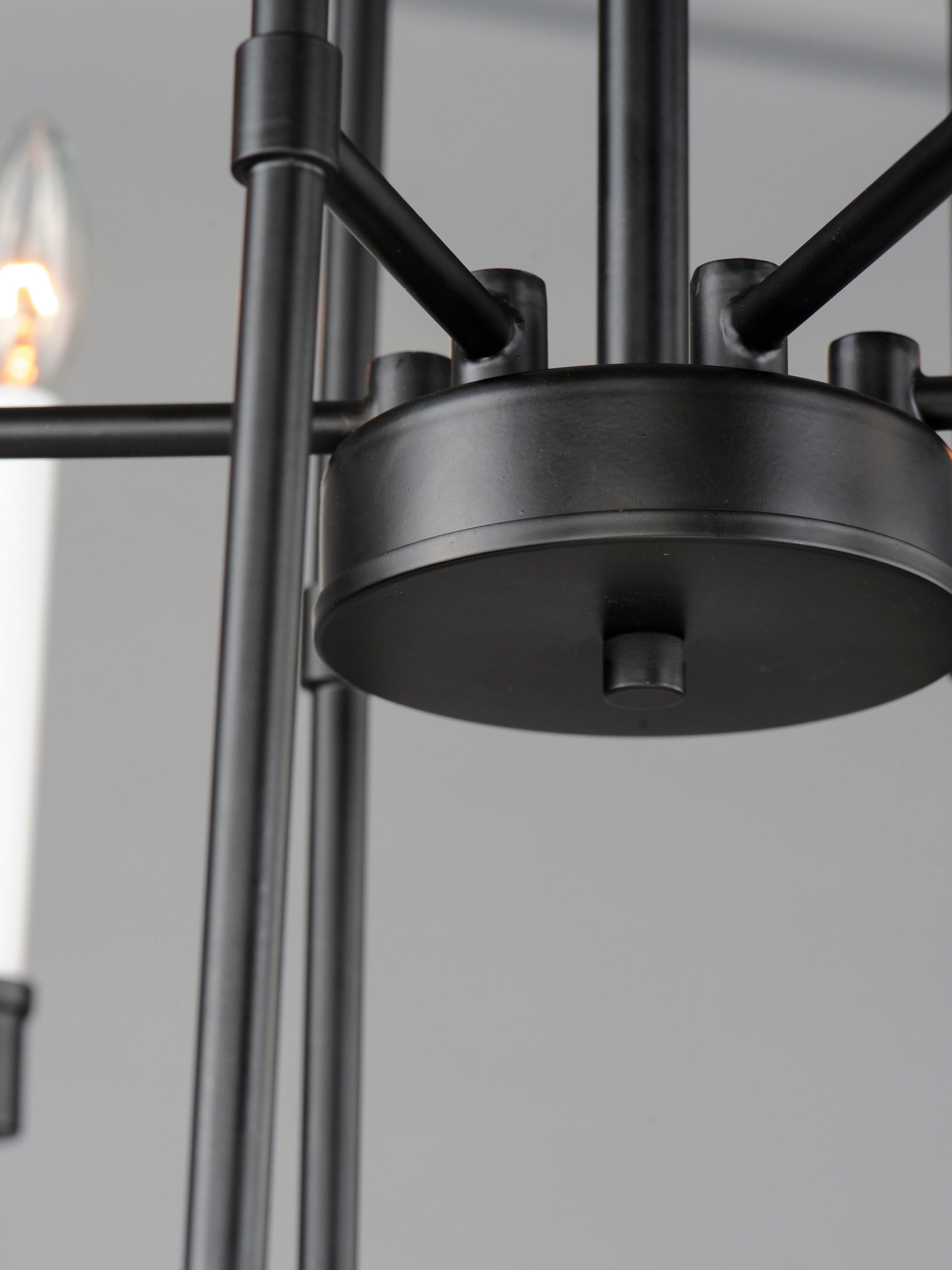 Tux 9-Light Chandelier Black by Maxim Lighting