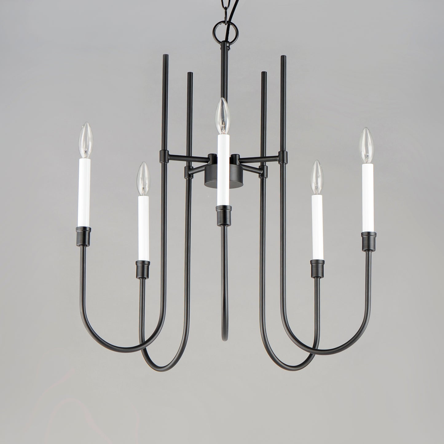 Tux 9-Light Chandelier Black by Maxim Lighting