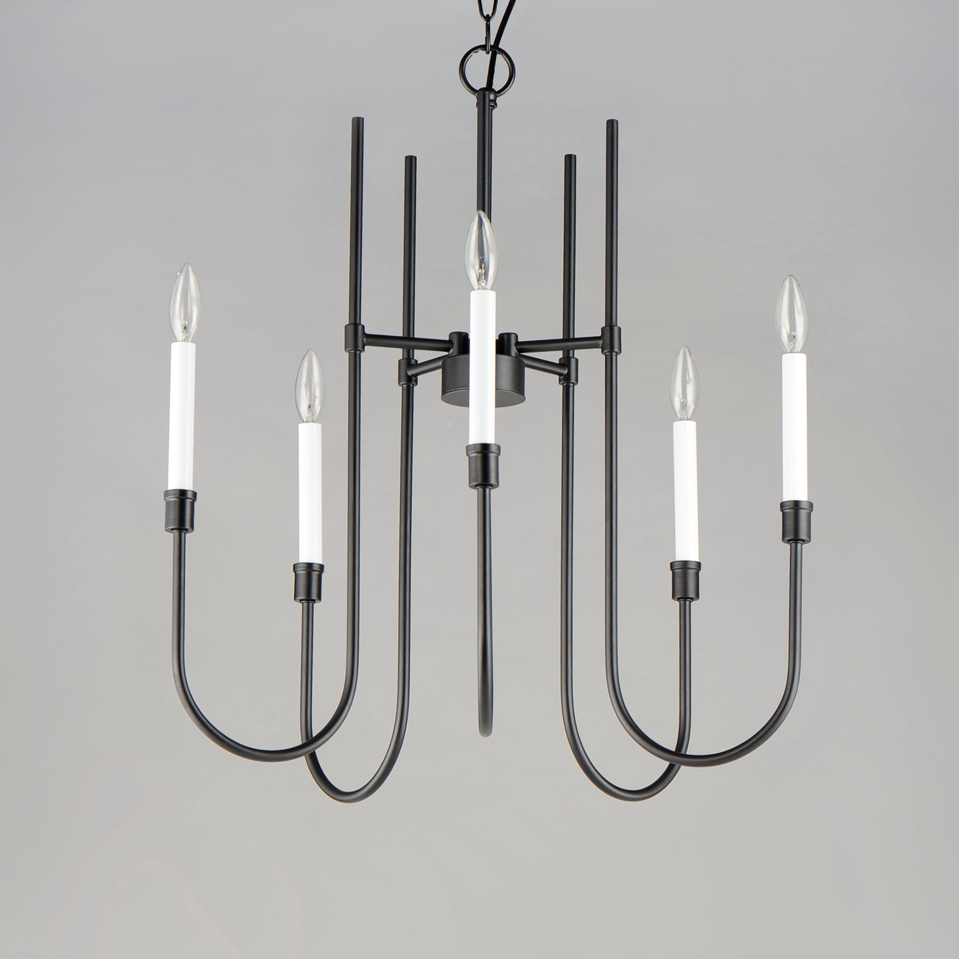 Tux 9-Light Chandelier Black by Maxim Lighting