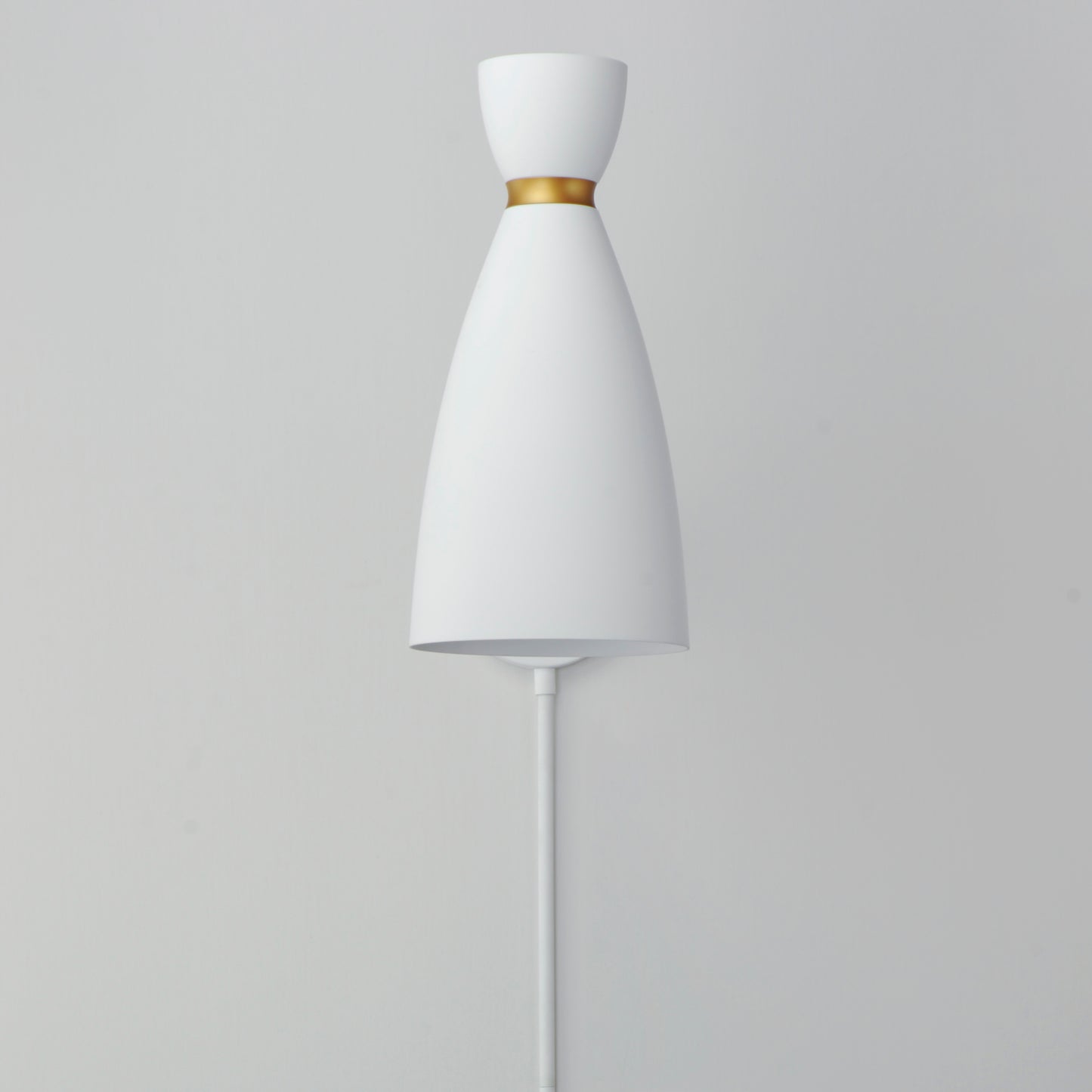 Carillon Articulating Wall Sconce White/Satin Brass by Maxim Lighting