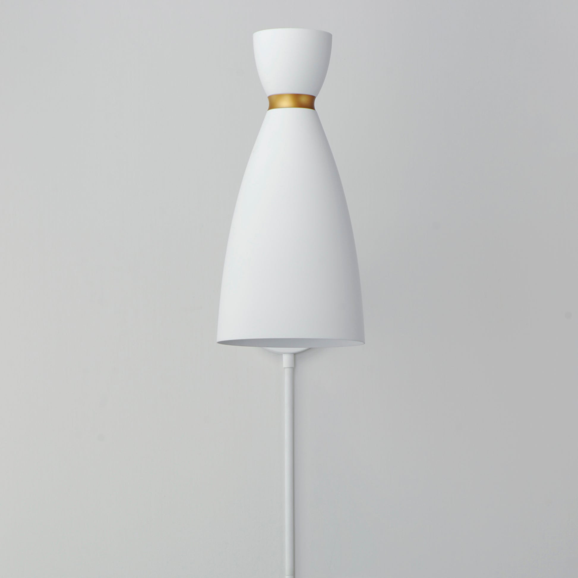 Carillon Articulating Wall Sconce White/Satin Brass by Maxim Lighting