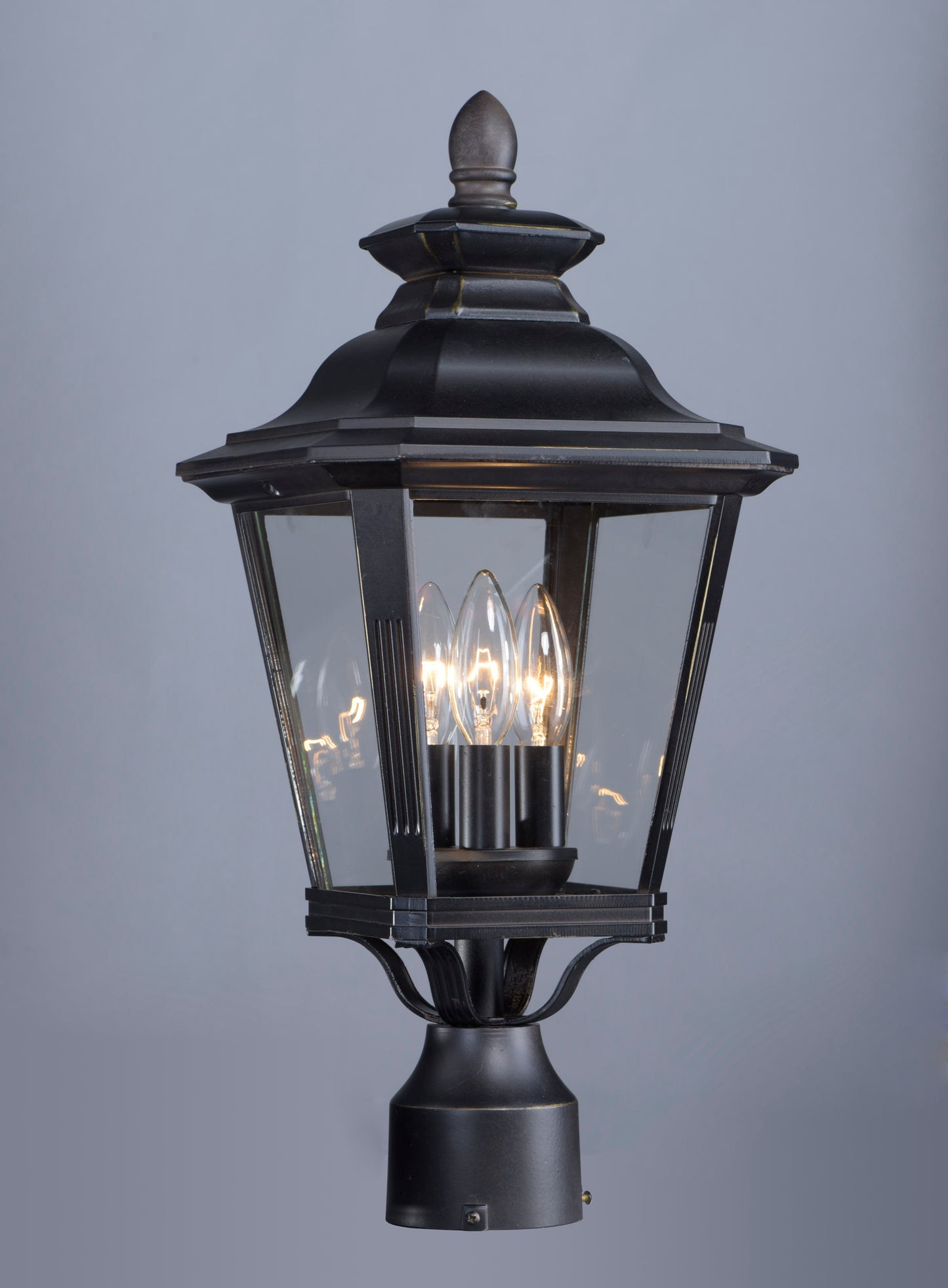 Knoxville 3-Light Outdoor Post Bronze by Maxim Lighting